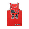 Nike Nba, Canotta Basket Uomo Nba Swingman Jersey No.24 Lauri Markkanen Chibul Road, University Red/white