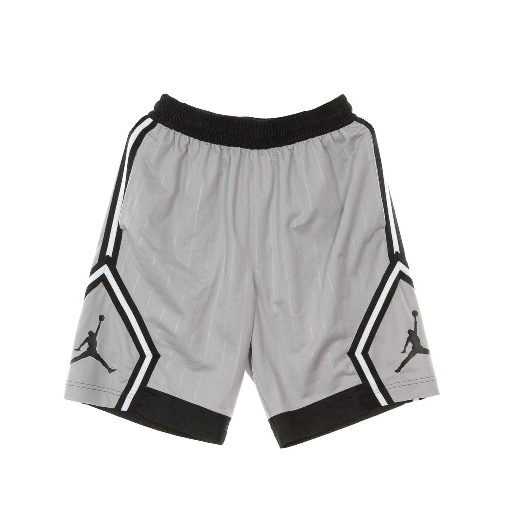 Herren-Basketballshorts Jumpman Diamond Stripe Atmosphere Grey/Atmosphere Grey/Schwarz