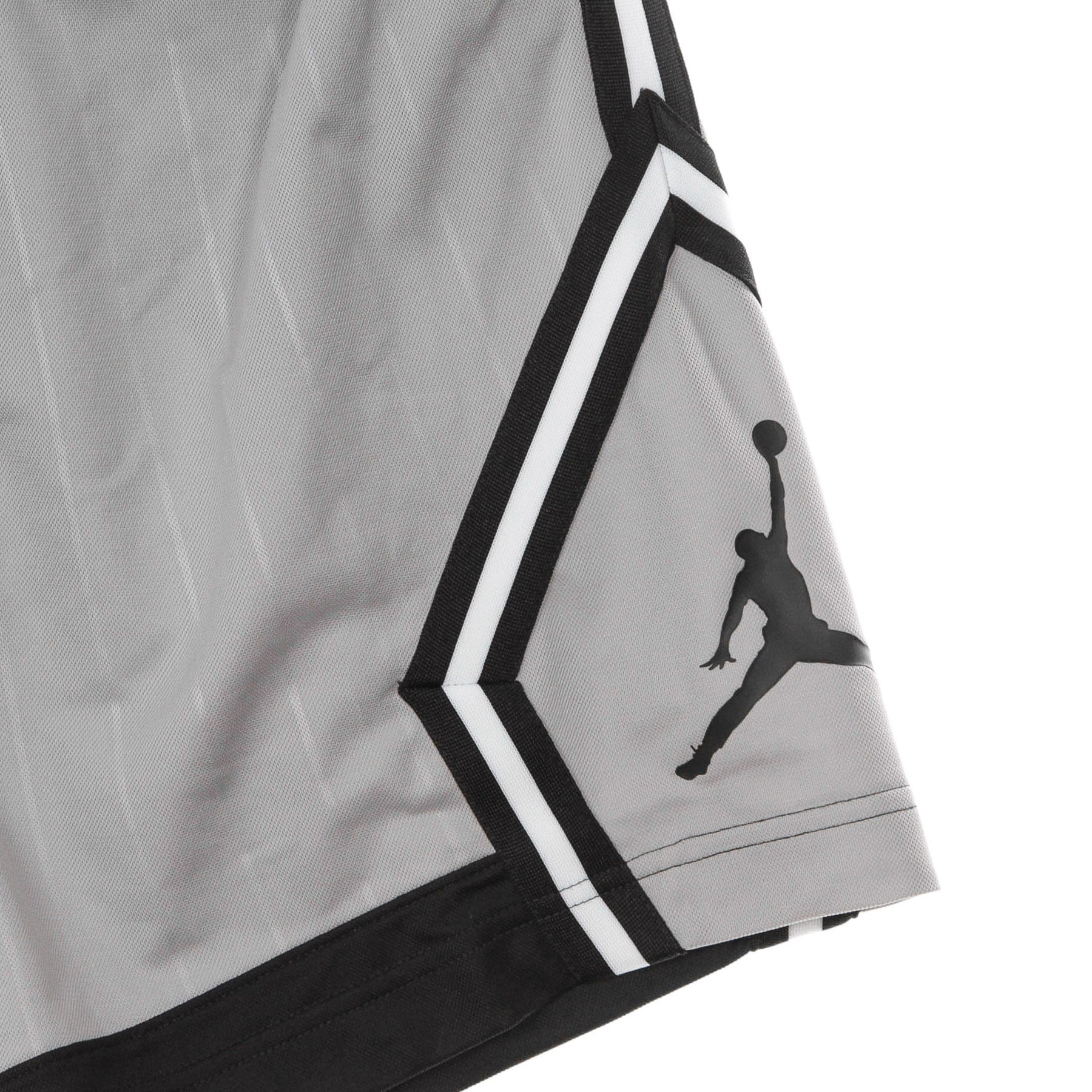 Men's Basketball Shorts Jumpman Diamond Striped Atmosphere Grey/atmosphere Grey/black