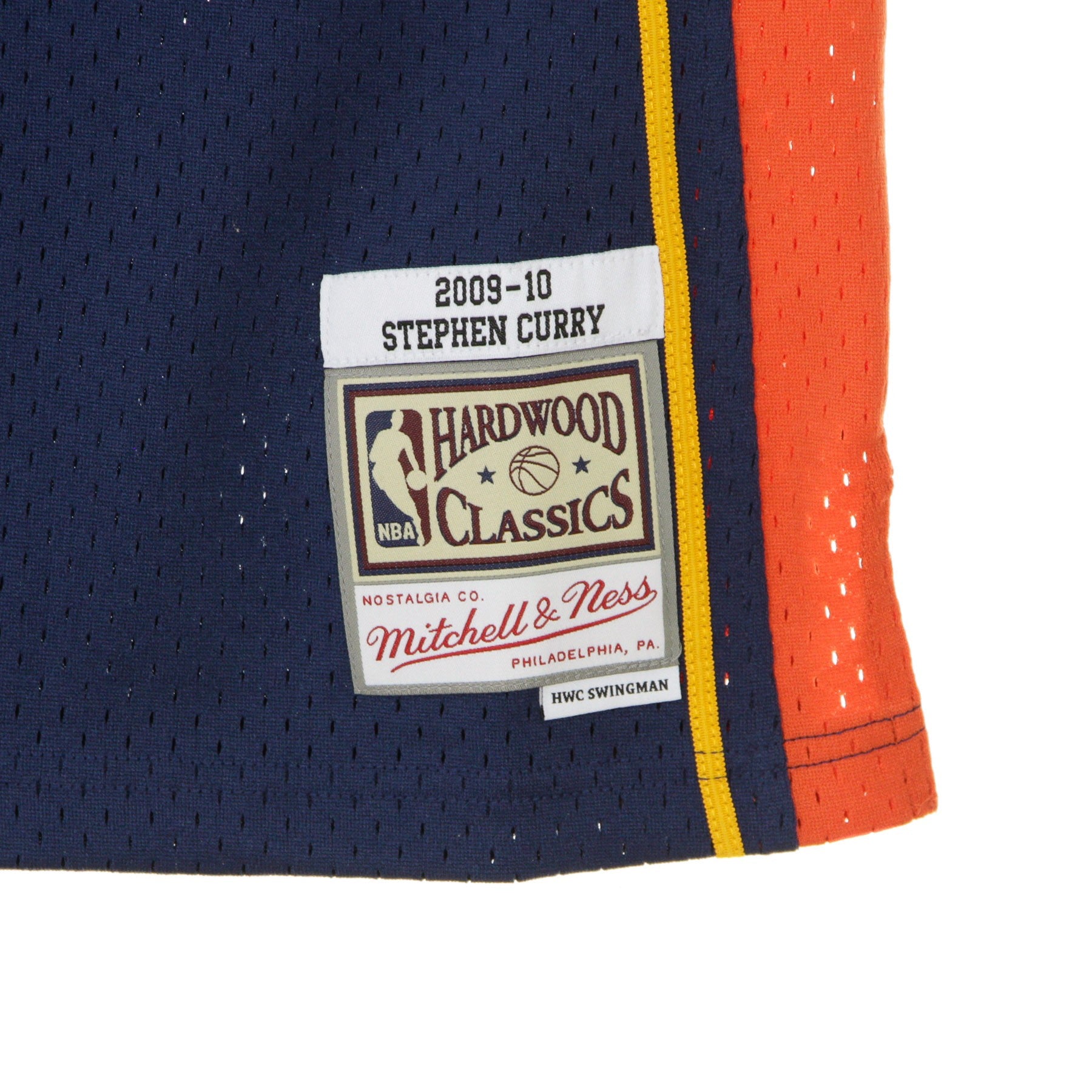 Mitchell & Ness, Canotta Basket Uomo Nba Swingman Jersey Hardwood Classics No 30 Stephen Curry 2009-10 Golwar Road, 