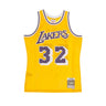 Mitchell & Ness, Canotta Basket Uomo Nba Swingman Jersey Hardwood Classics No 32 Magic Johnson 1984-85 Loslak Home, Original Team Colors