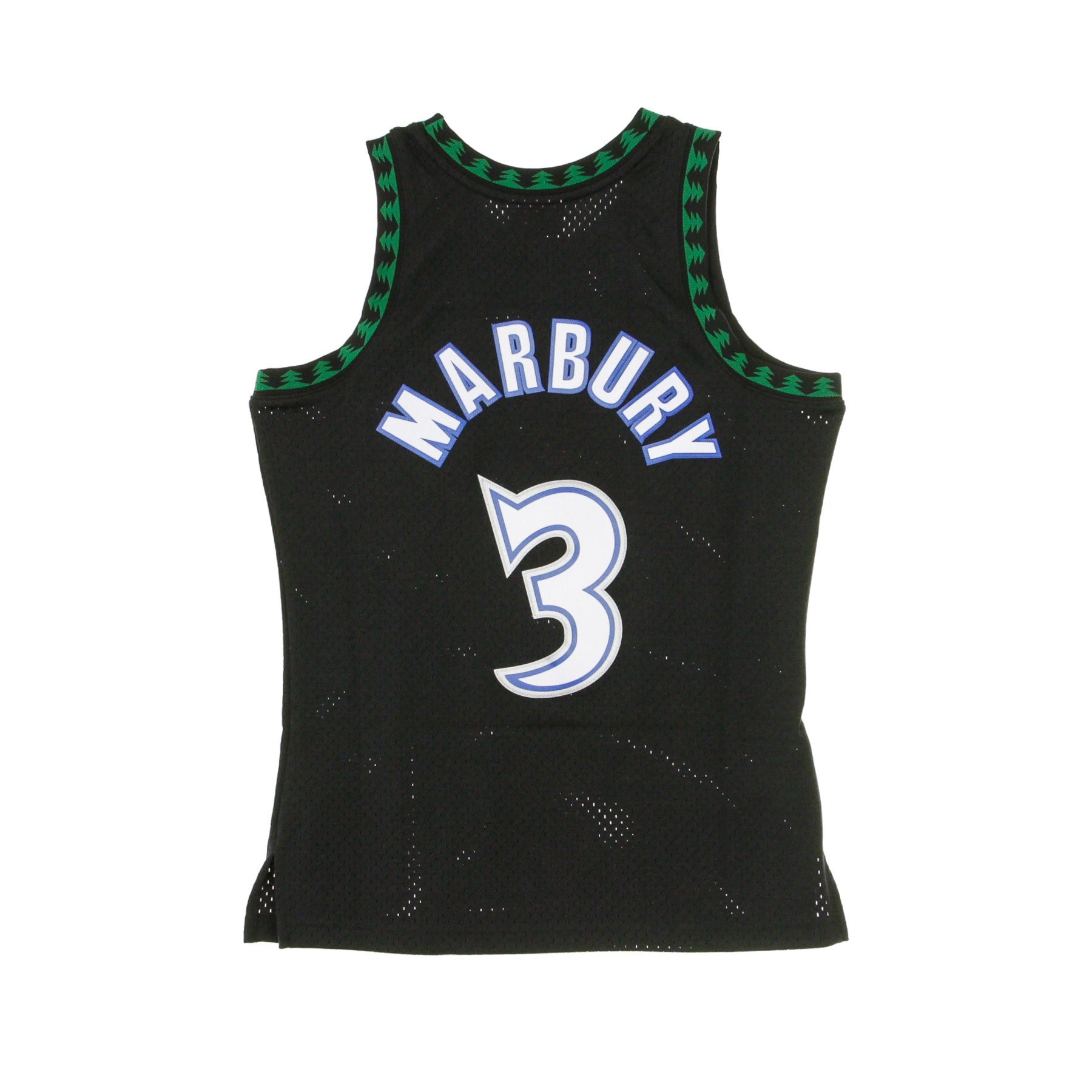 Mitchell & Ness, Canotta Basket Uomo Nba Swingman Jersey Stephen Marbury No.3 1997-98 Mintim Alternate, 