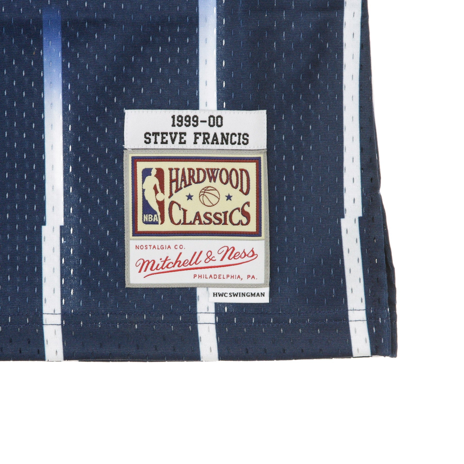 Mitchell & Ness, Canotta Basket Uomo Nba Swimgman Jersey Steve Francis No.3 1999-00 Houroc Road, 