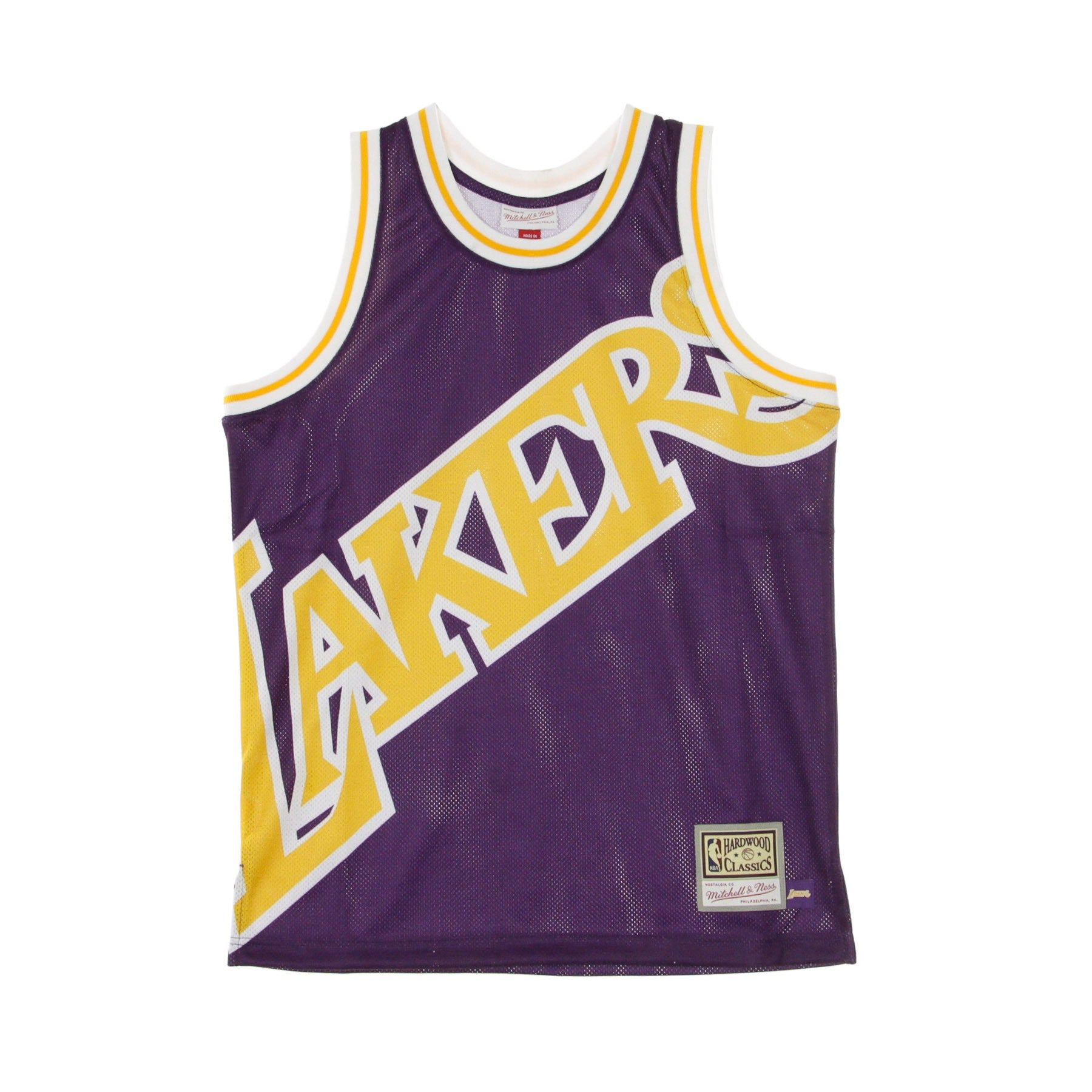 Canotta Tipo Basket Uomo Nba Big Face Jersey Loslak Original Team Colors