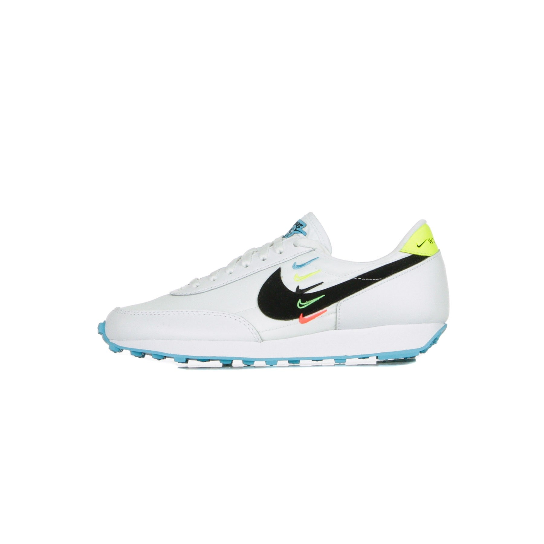 Nike, Scarpa Bassa Donna W Dbreak Se, White/black/blue Fury/volt