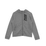 Nike, Felpa Leggera Cappuccio Zip Ragazzo Dry Fleece Gfx, Carbon Heather/black