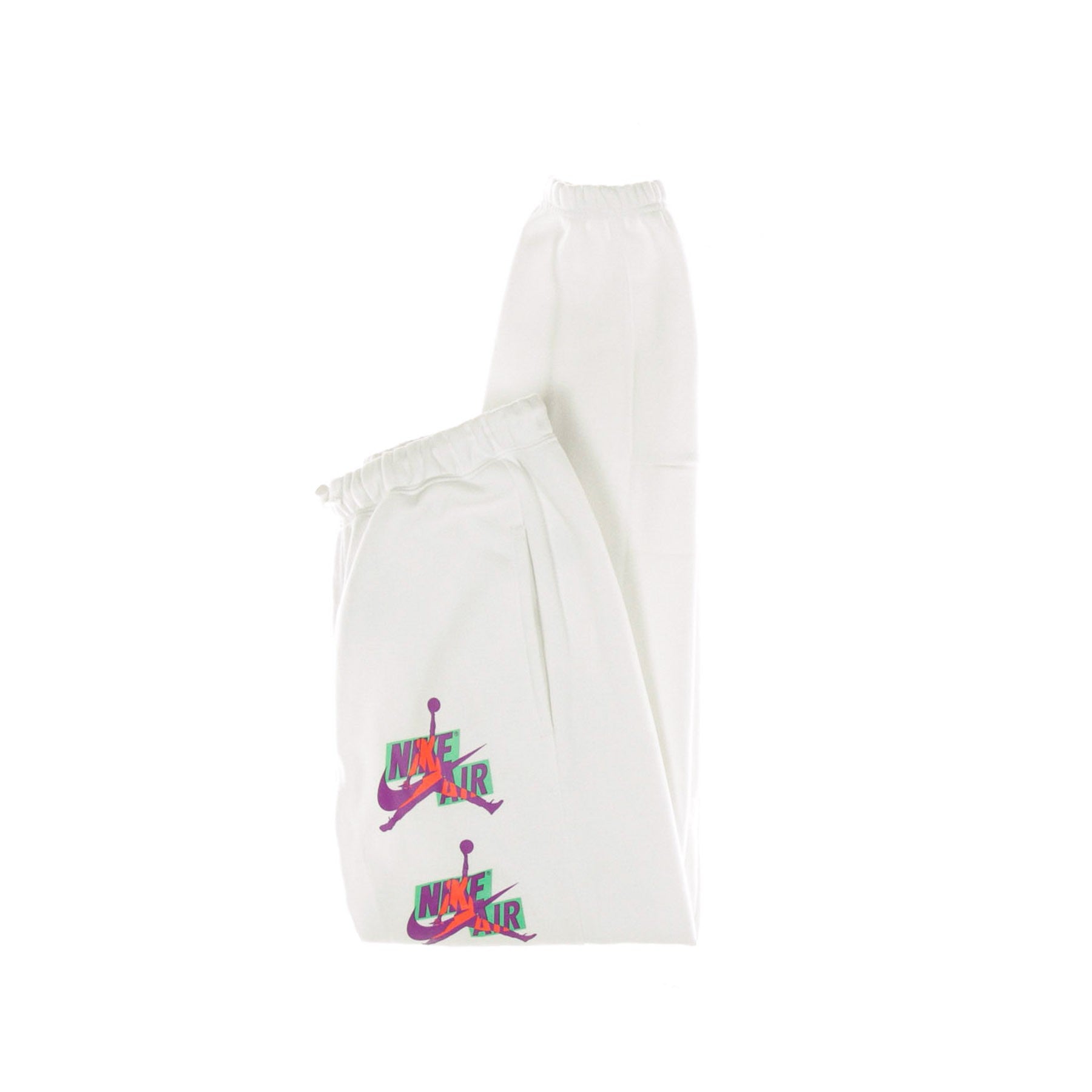 Pantalone Tuta Felpato Uomo Jumpman Classics White/white