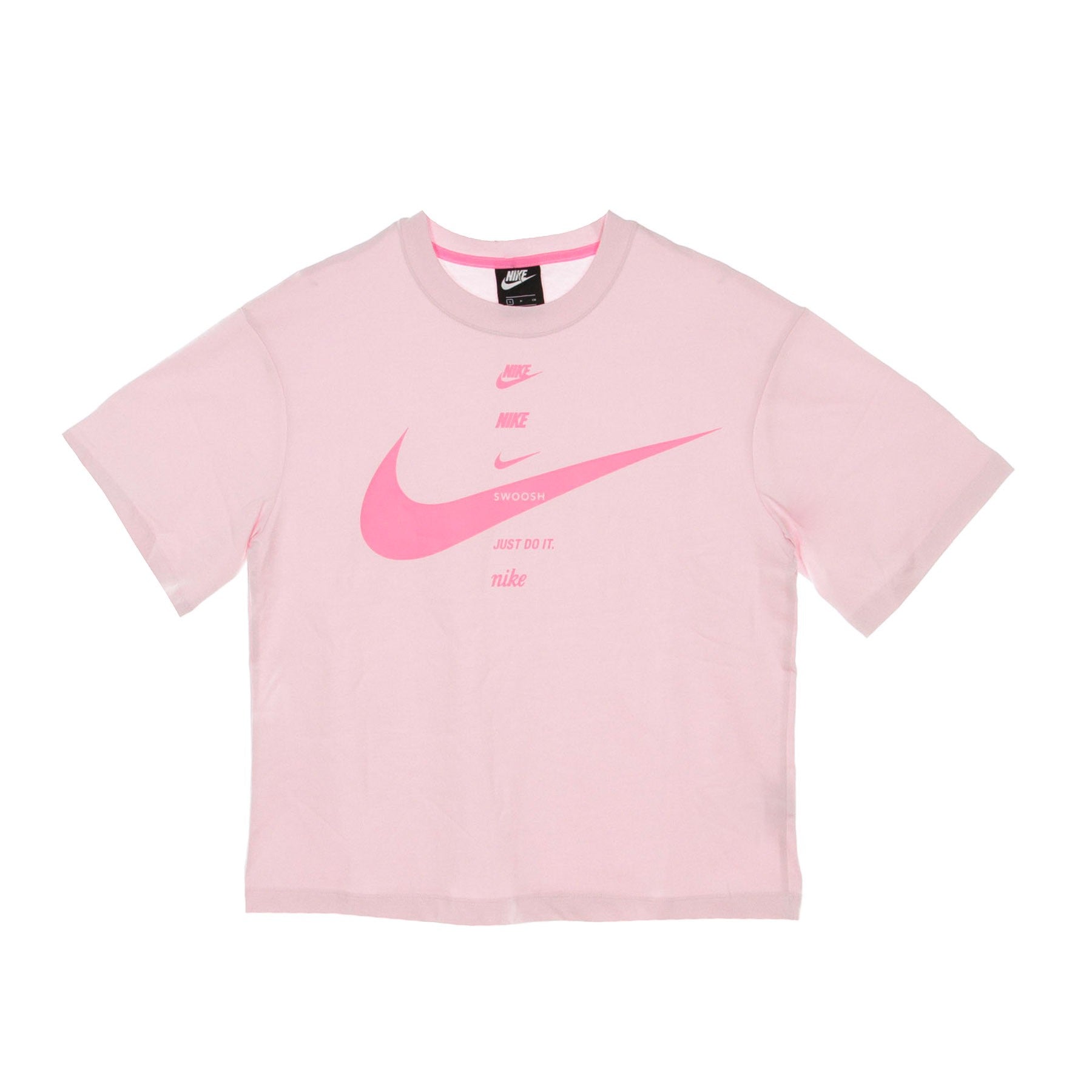 Maglietta Donna Swoosh Top Pink Foam /pink Glow