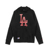 New Era, Felpa Cappuccio Uomo Mlb Seasonal Team Logo Hoody Losdod, Black/cardinal