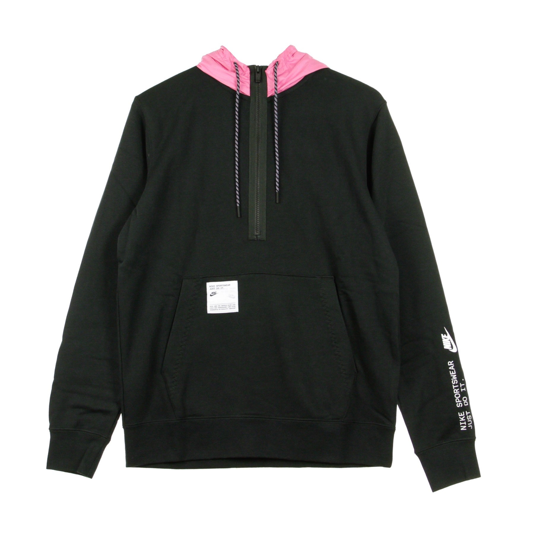 Felpa Leggera Cappuccio Uomo Sportswear Cj Hoodie Black/pinksicle