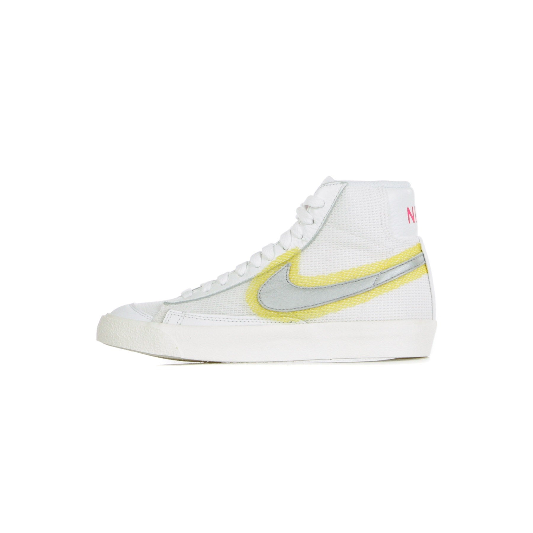 Nike, Scarpa Bassa Donna W Blazer Mid Vintage 77, White/metallic Silver/university Gold