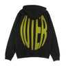 Iuter, Felpa Cappuccio Uomo Lcd Hoodie, Black