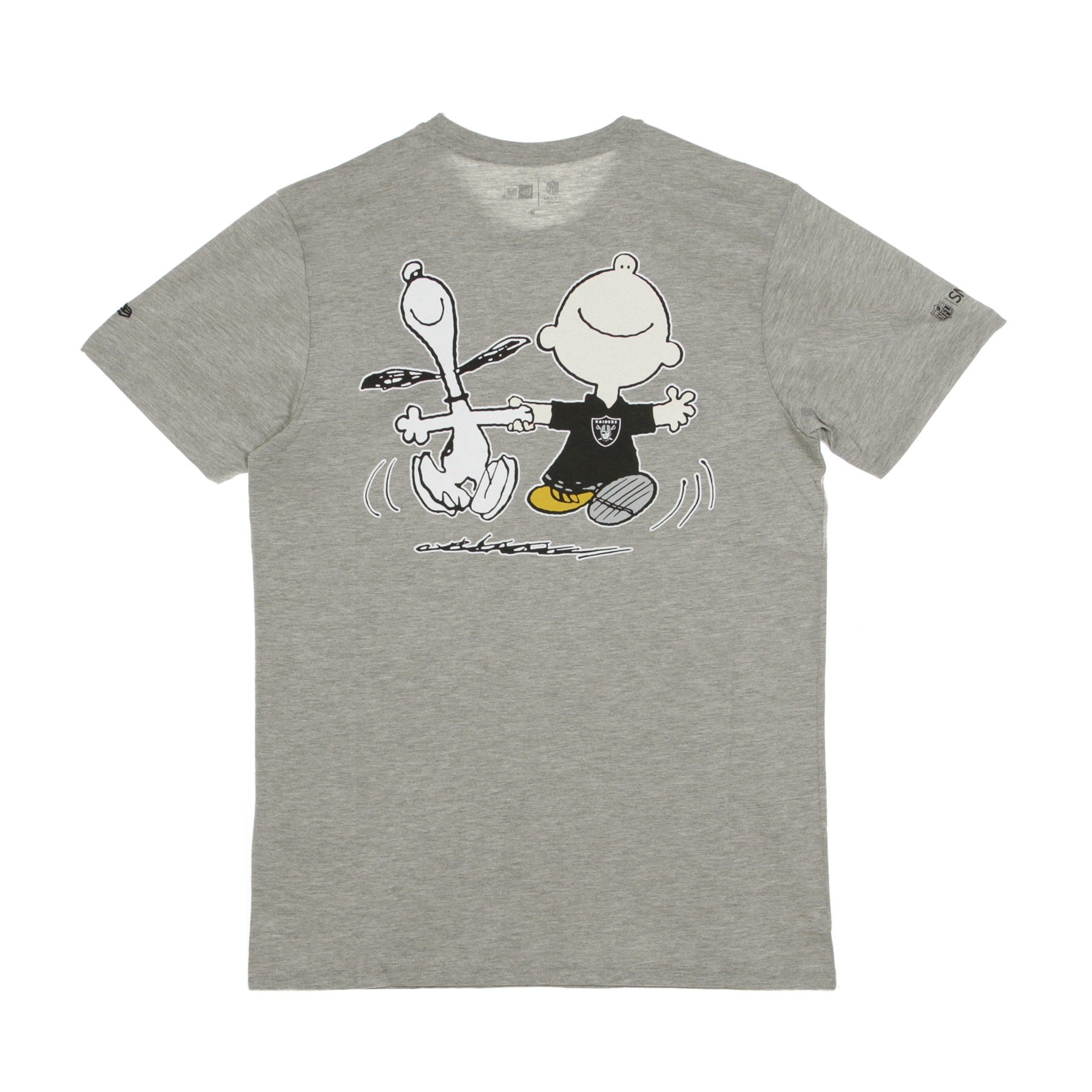 New Era, Maglietta Uomo Nfl Snoopy Woodstock Charlie Brown Tee 94 Oakrai, 