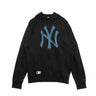 New Era, Felpa Cappuccio Uomo Mlb Seasonal Team Logo Hoody Neyyan, Black/dark Turquoise