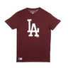 New Era, Maglietta Uomo Mlb Seasonal Team Logo Tee Losdod, Burgundy/white