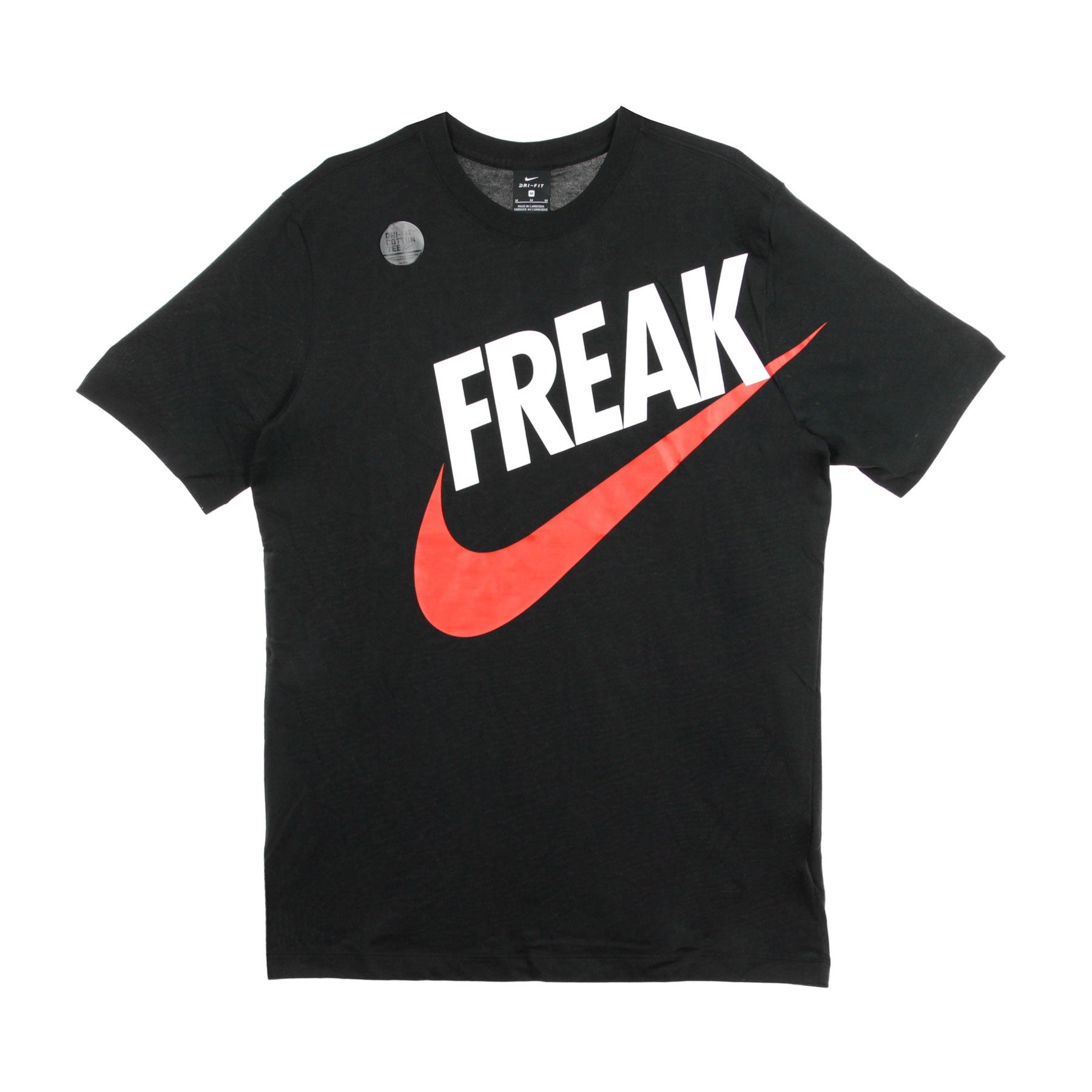 Nike Nba, Maglietta Uomo Giannis Dry Tee Freak X Giannis Antetokounmpo, Black/white