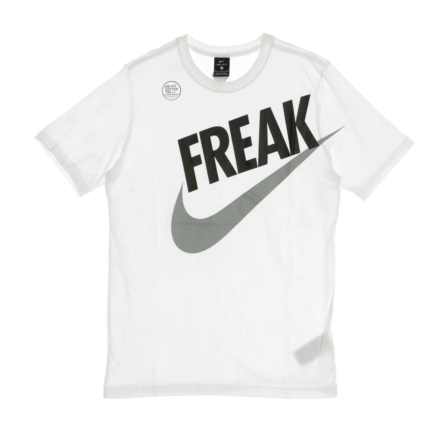 Nike Nba, Maglietta Uomo Giannis Dry Tee Freak X Giannis Antetokounmpo, White/black