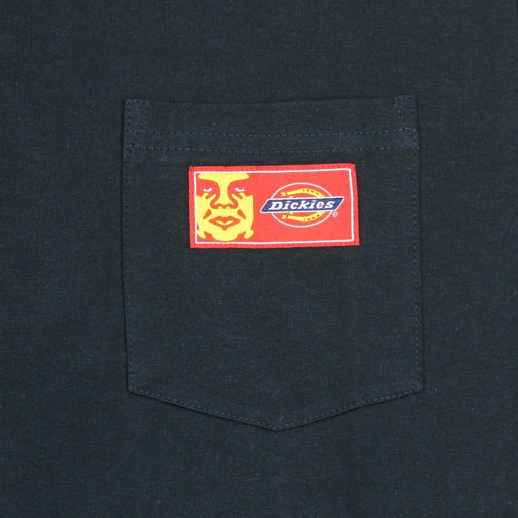 Obey X Dickies Oby8 Heavyweight Pocket Tee Dark Navy Men's T-Shirt