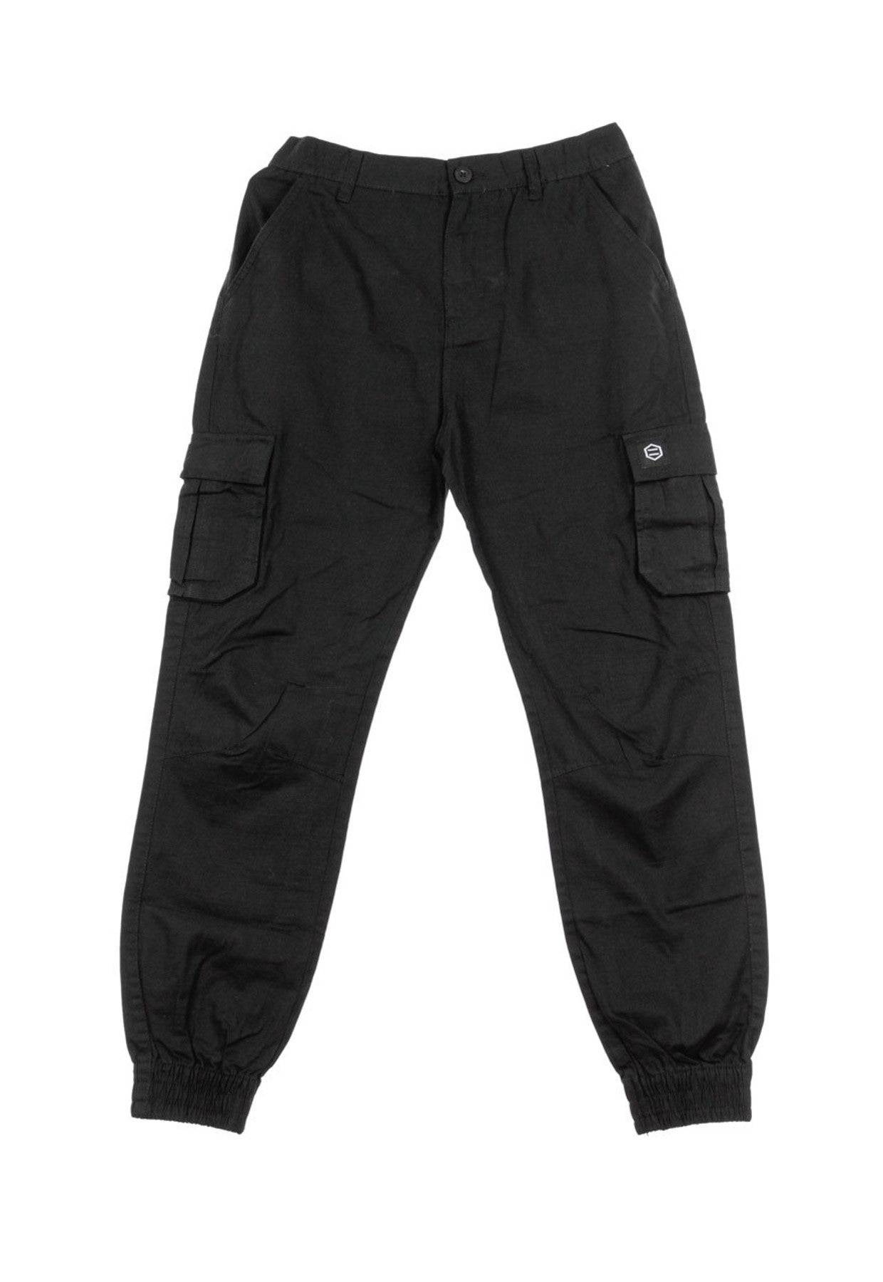 Long Pantallon Man Cargo Ripstop Black