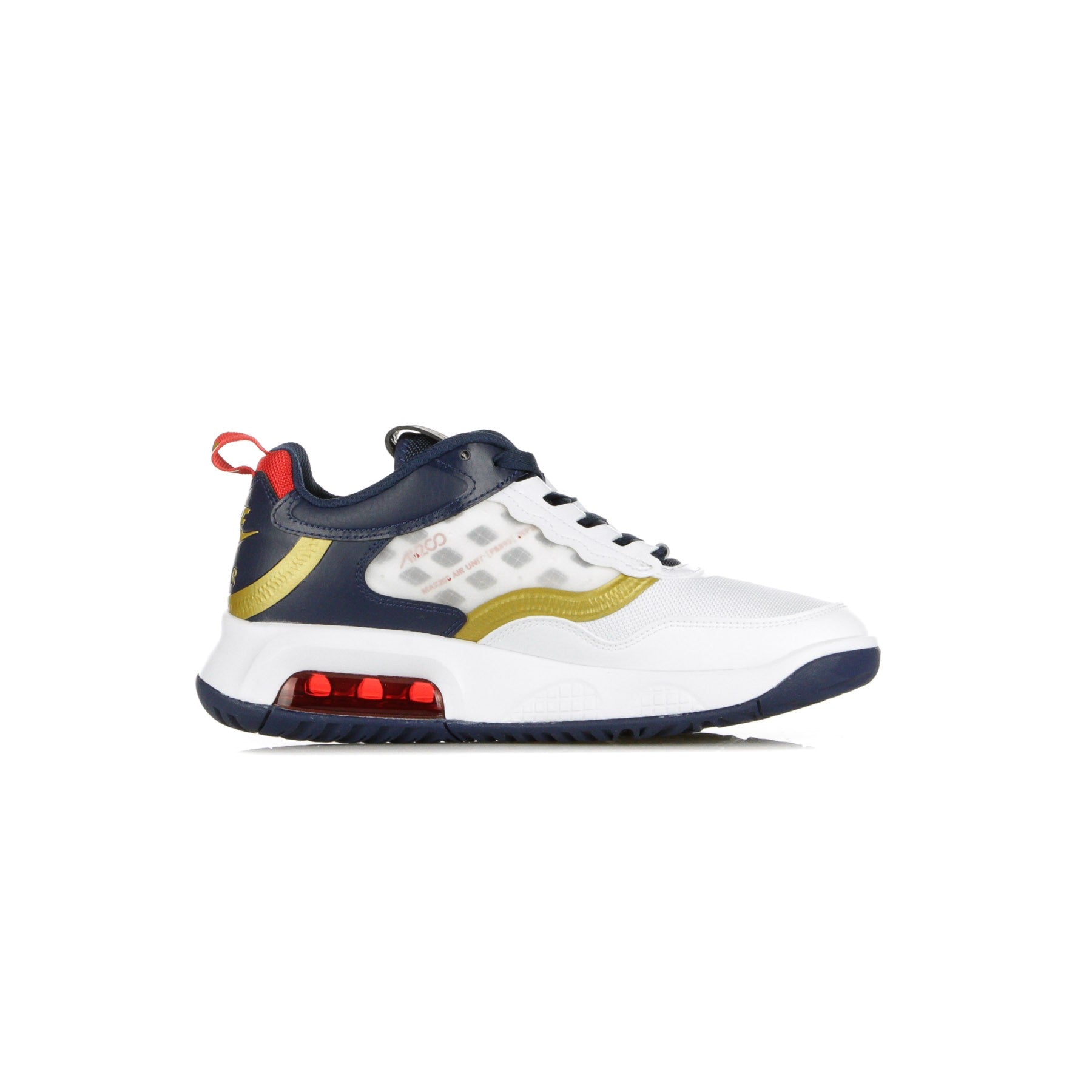 Scarpa Bassa Uomo Jordan Max 200 White/midnight Navy/university Red