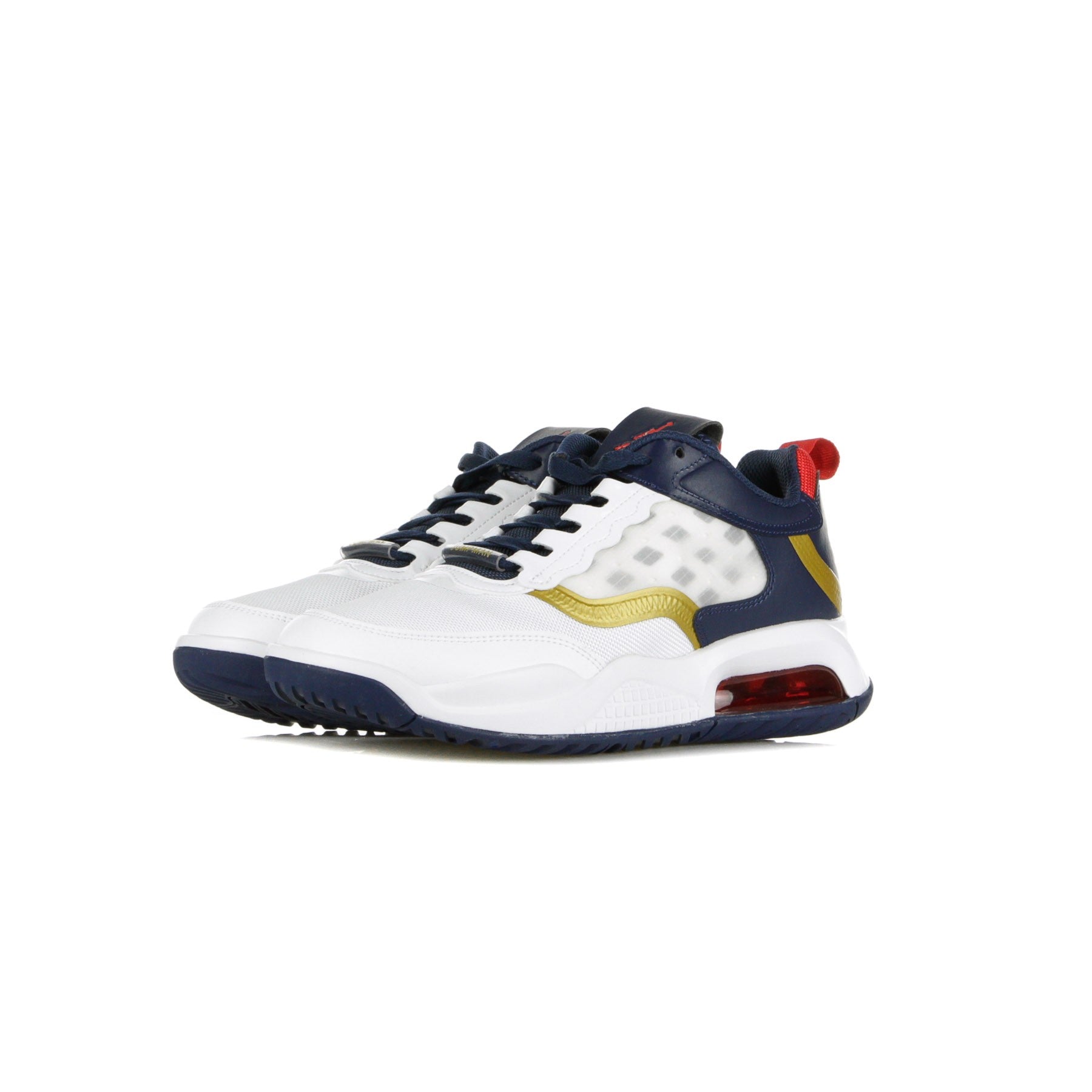 Jordan Max 200 White/midnight Navy/university Red Men's Low Shoe