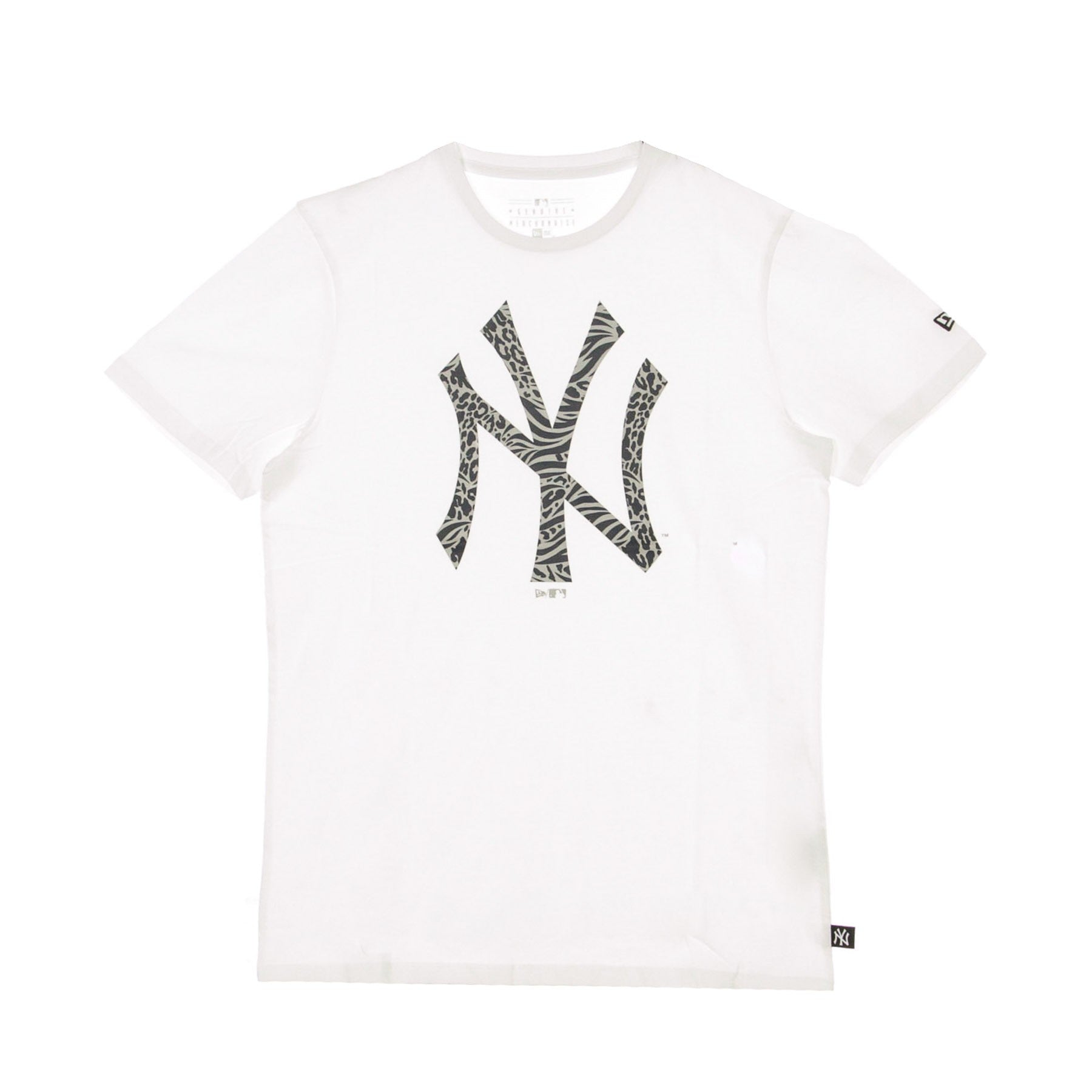 New Era, Maglietta Uomo Mlb Print Infill Tee Neyyan, White