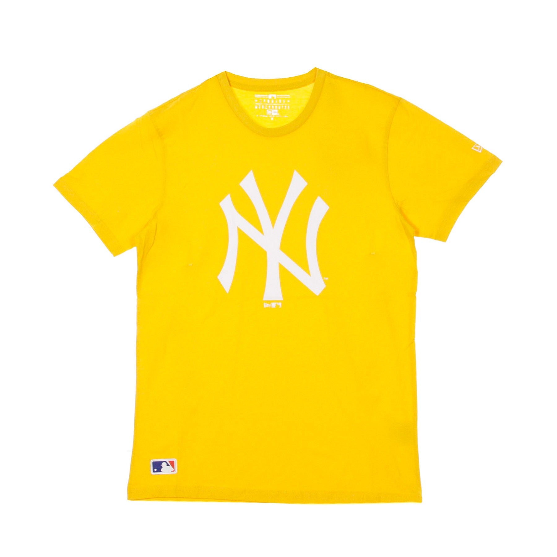 New Era, Maglietta Uomo Mlb Seasonal Team Logo Tee Neyyan, Authentic Gold/white