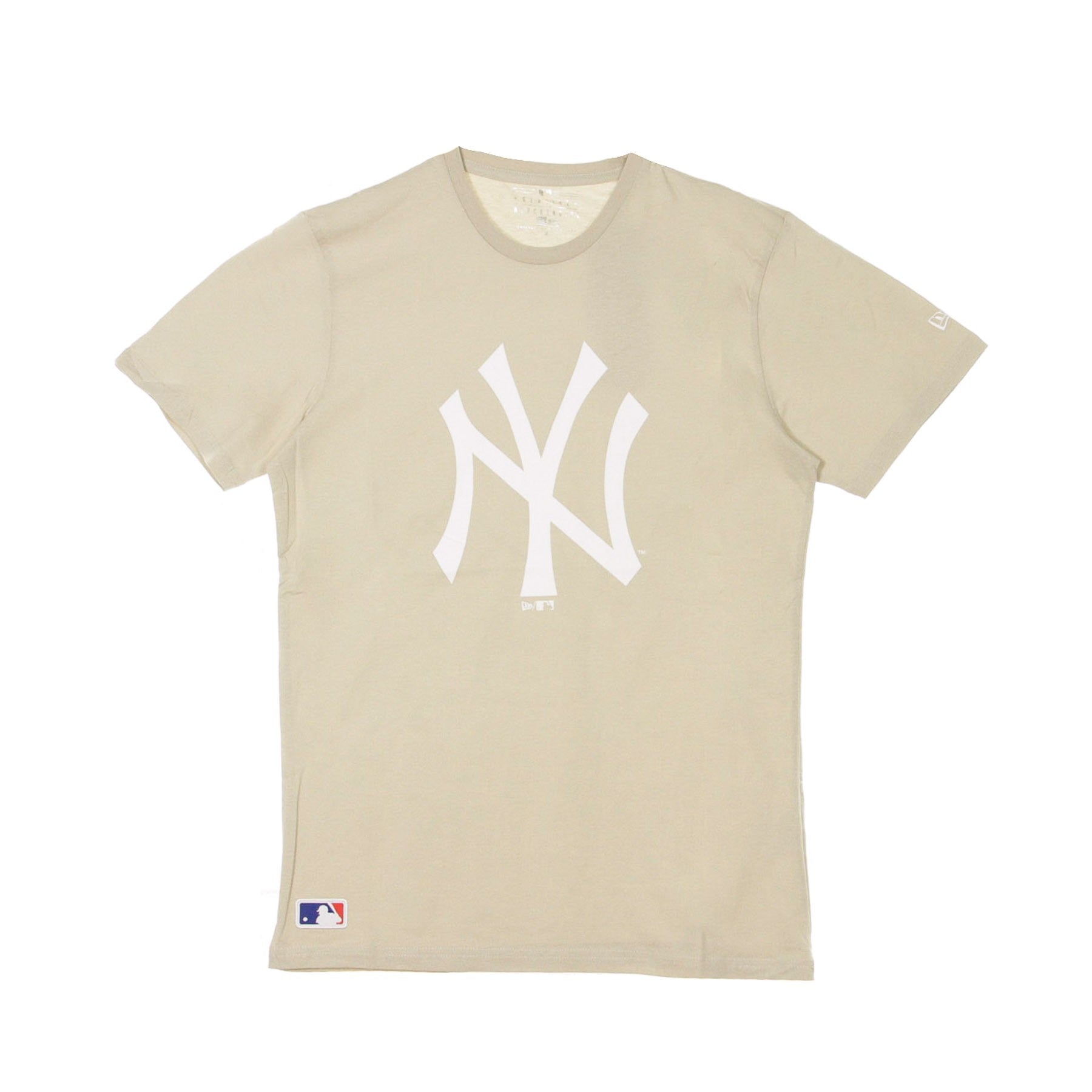 New Era, Maglietta Uomo Mlb Seasonal Team Logo Tee Neyyan, Stone/white