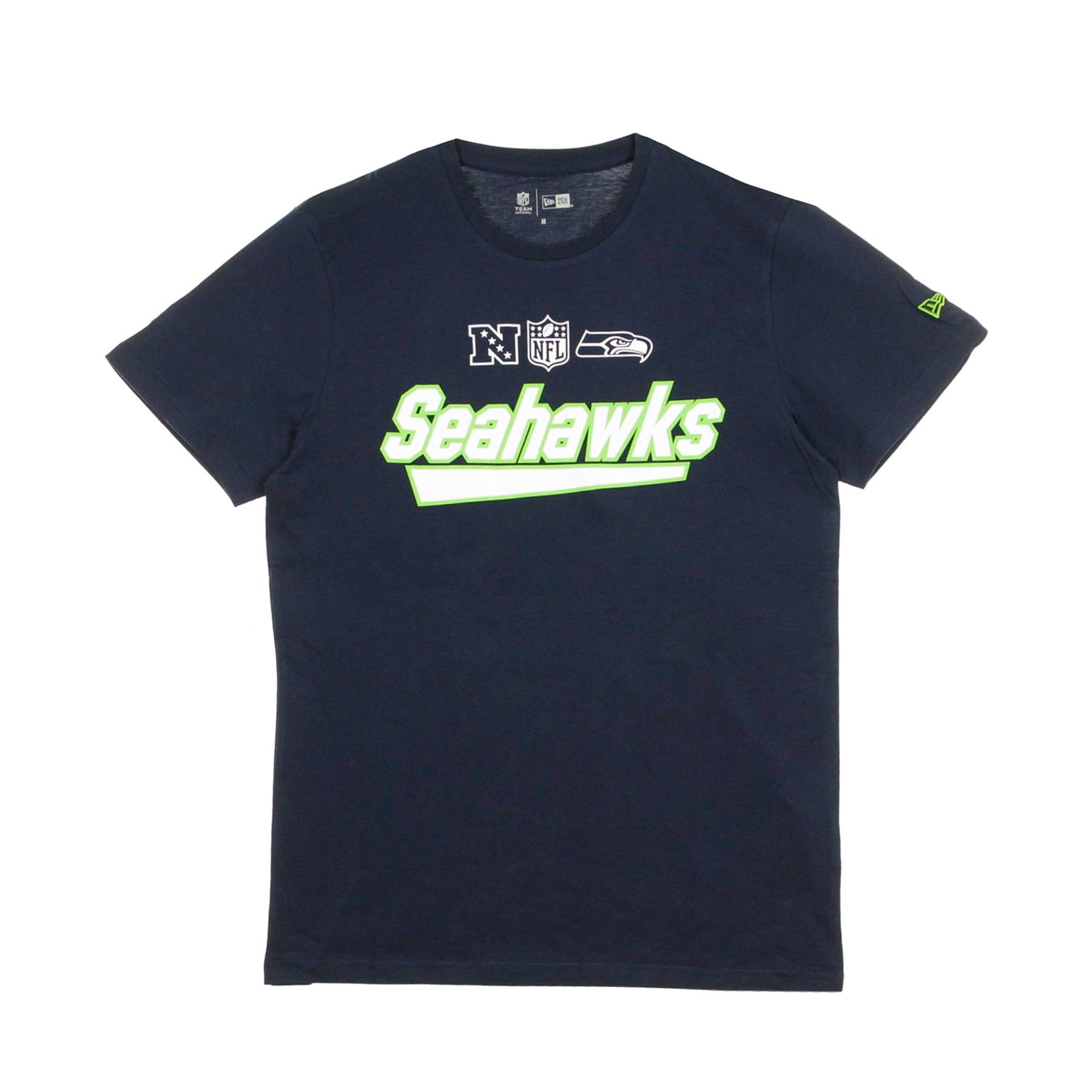 Maglietta Uomo Nfl Wordmark Tee Seasea Original Team Colors