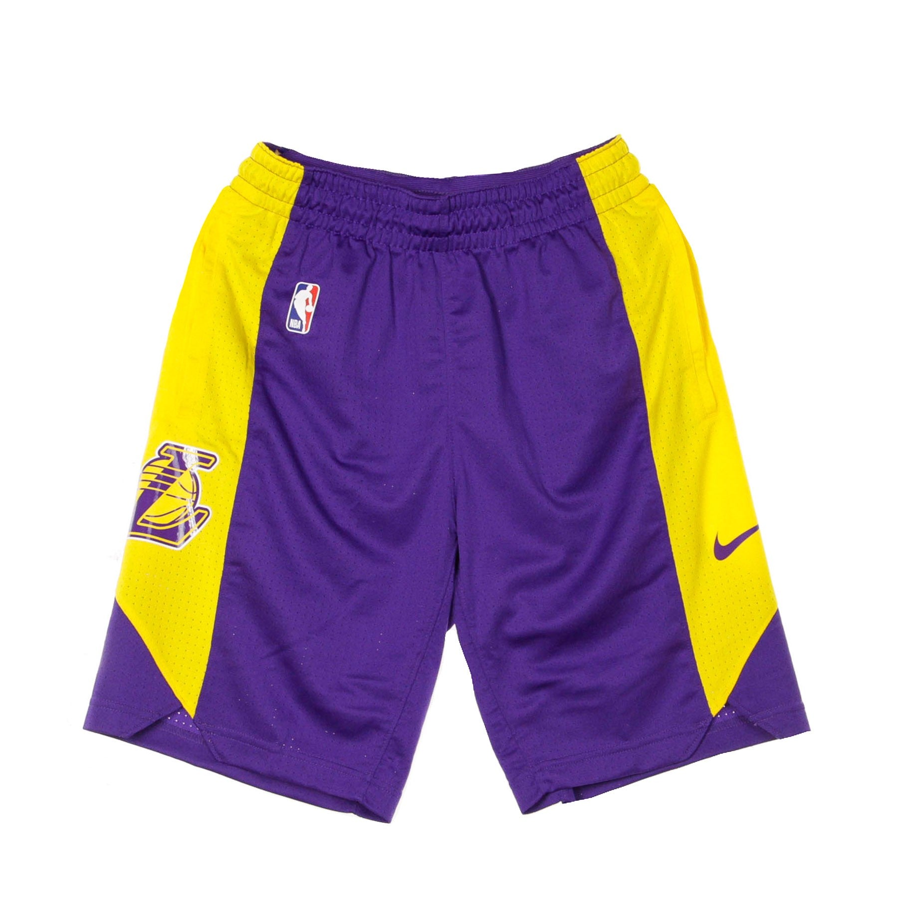 Nike Nba, Pantaloncino Tipo Basket Uomo Nba Short Practice 18 Loslak, Field Purple/amarillo/black