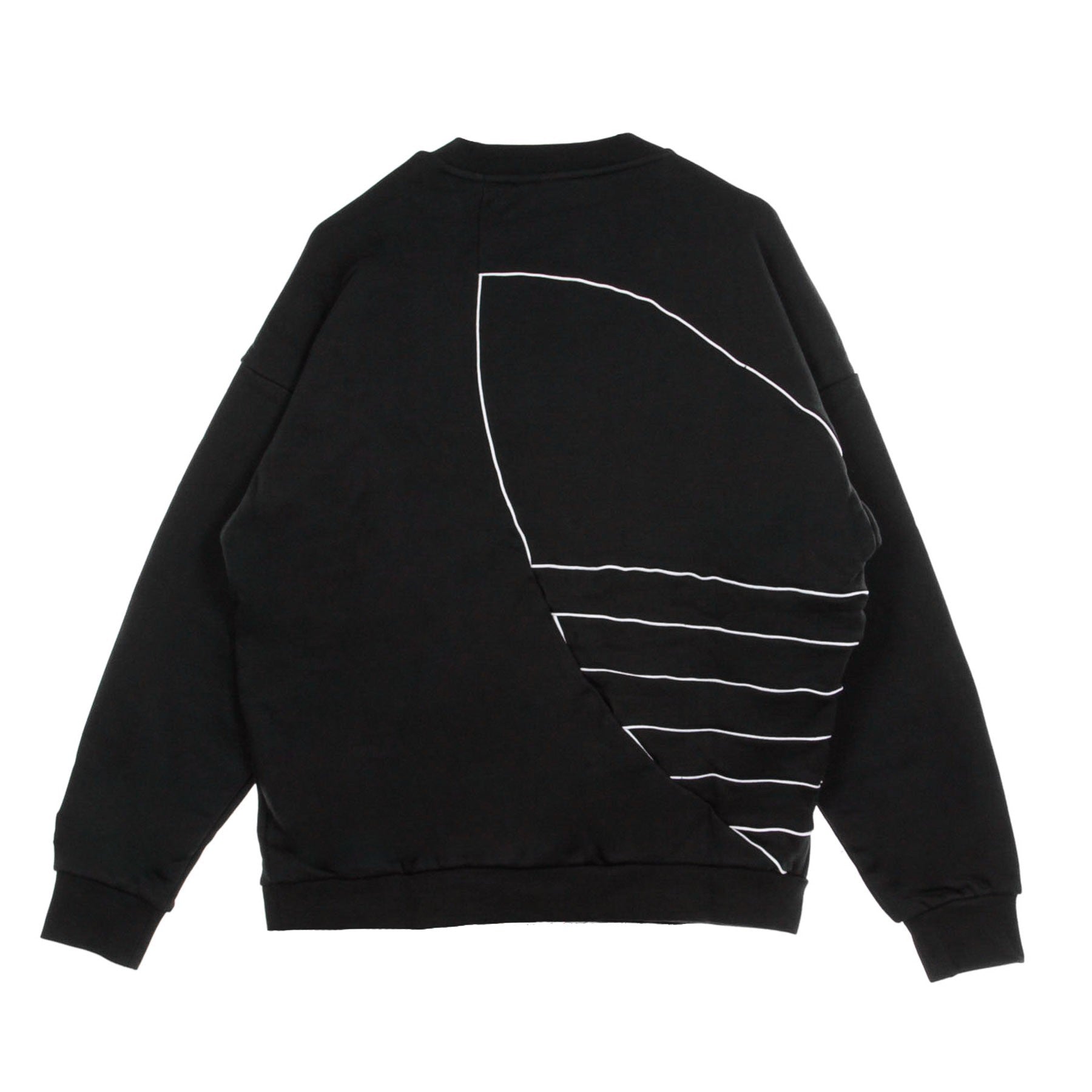 Sudadera ligera mujer mujer logo grande sudor sudor negro/negro logo