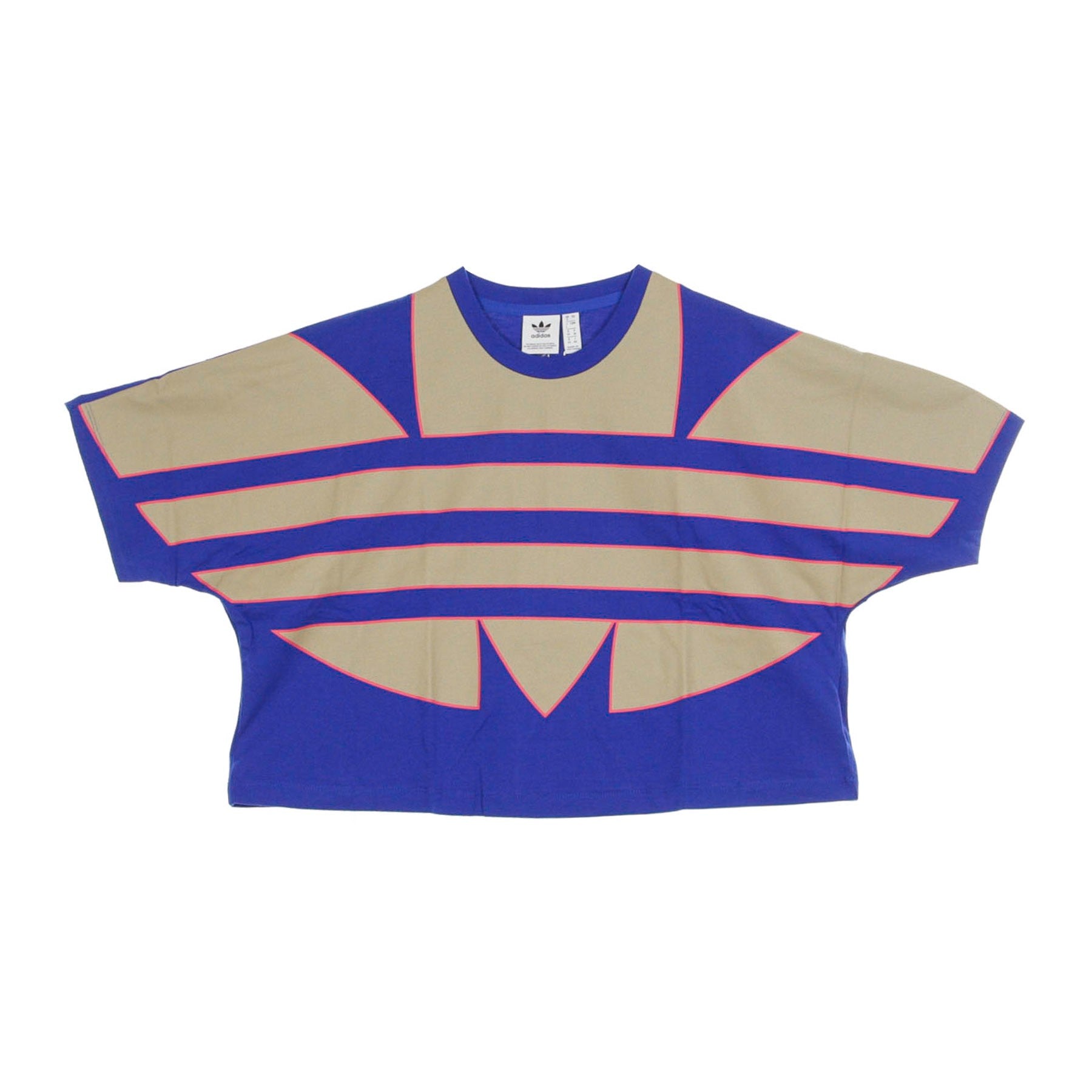 Big Trefoil Tee Royal Blue Short T -Shirt