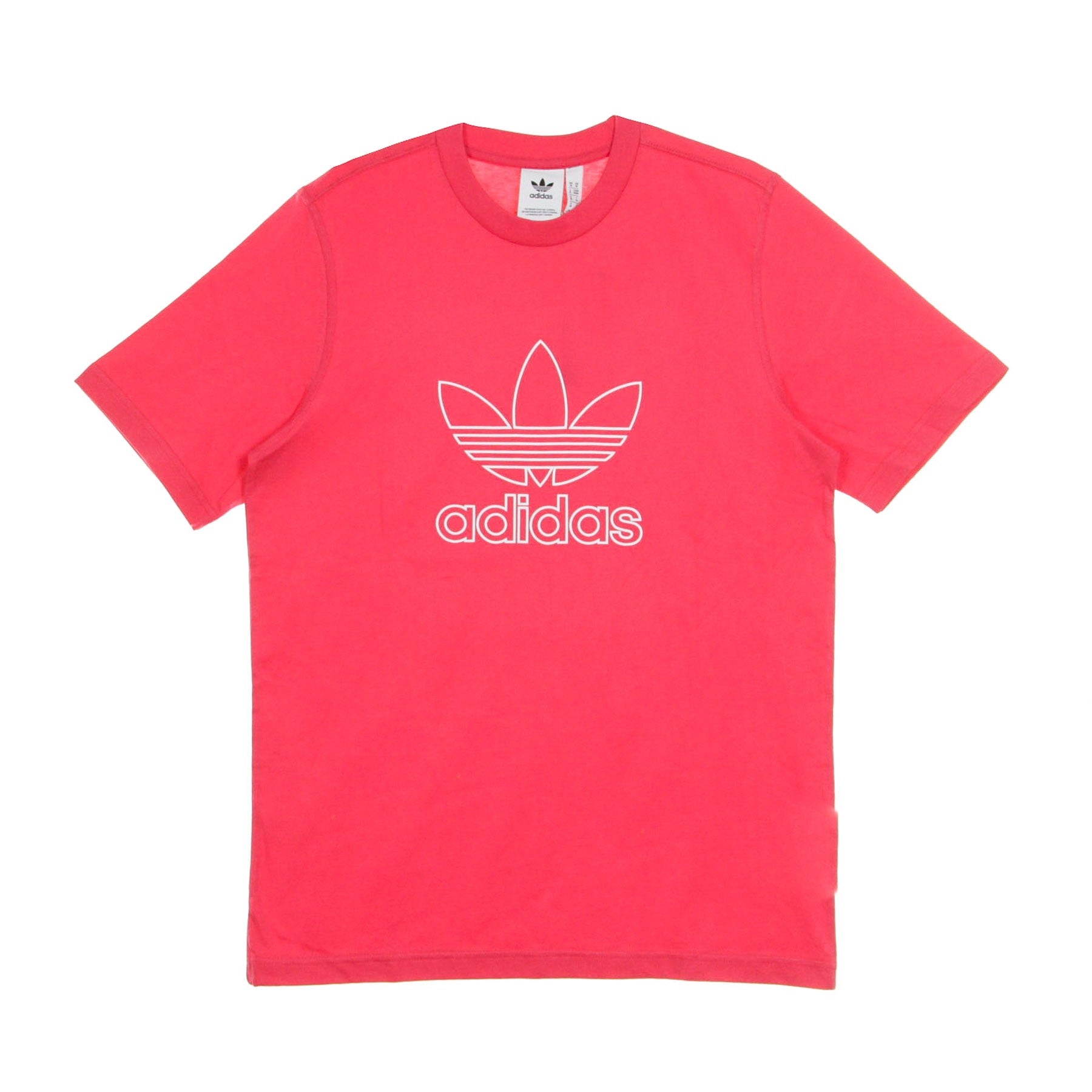 Adidas, Maglietta Uomo Trefoil Tee Out, Power Pink