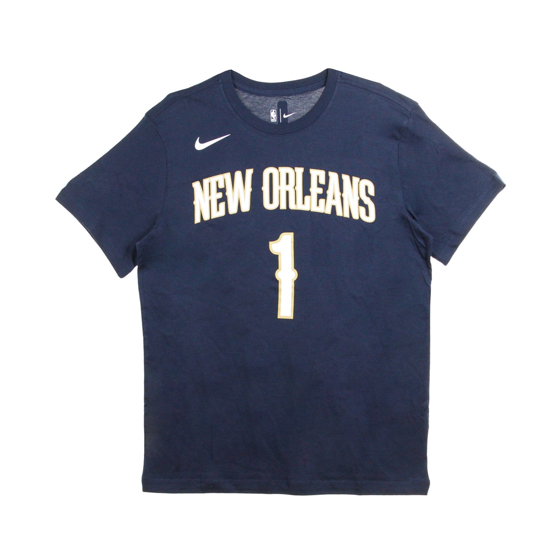 Nike Nba, Maglietta Uomo Nba Essential Tee No 1 Zion Williamson Neopel, College Navy