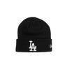 New Era, Uomo Mlb Essential Cuff Knit Losdod, Black/white