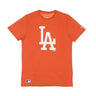 New Era, Maglietta Uomo Mlb Seasonal Team Logo Tee Losdod, Fire Orange/white