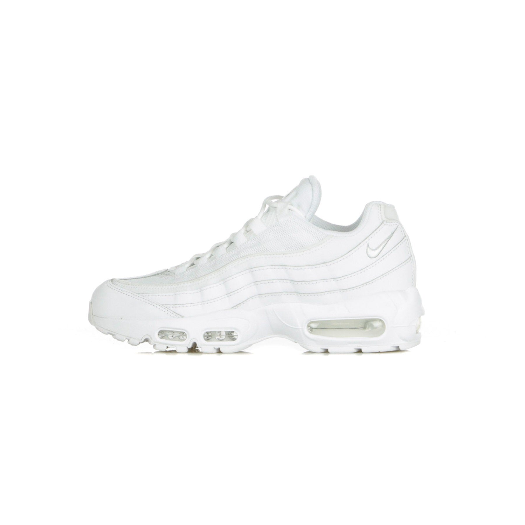 Nike, Scarpa Bassa Uomo Air Max 95 Essential, White/white/grey Fog