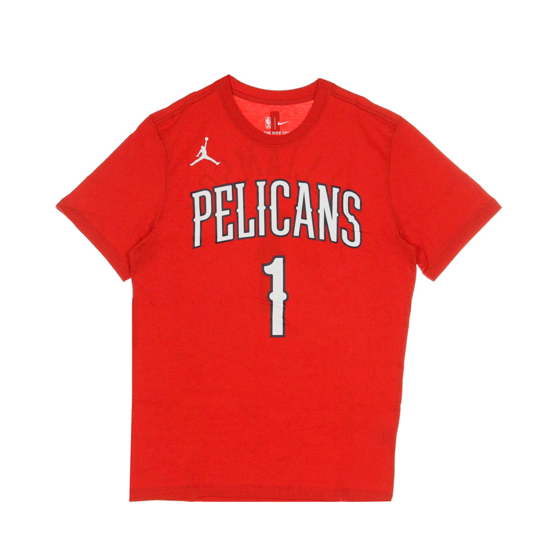 Nike Nba, Maglietta Uomo Nba Tee Jordan Statement Edition No 1 Zion Williamson Neopel, University Red