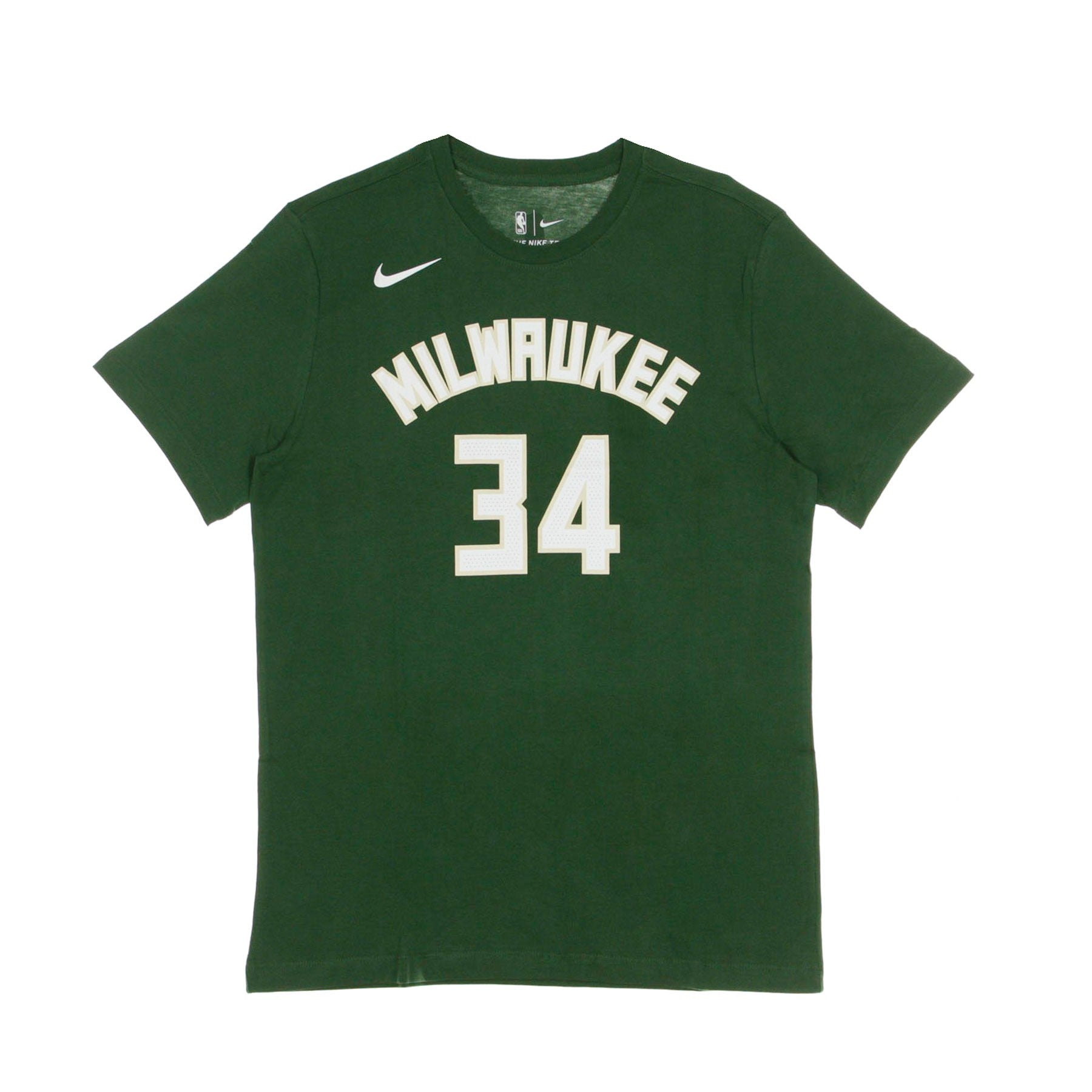 Nike Nba, Maglietta Uomo Nba Tee No 34 Giannis Antetokounmpo Milbuc, Fir