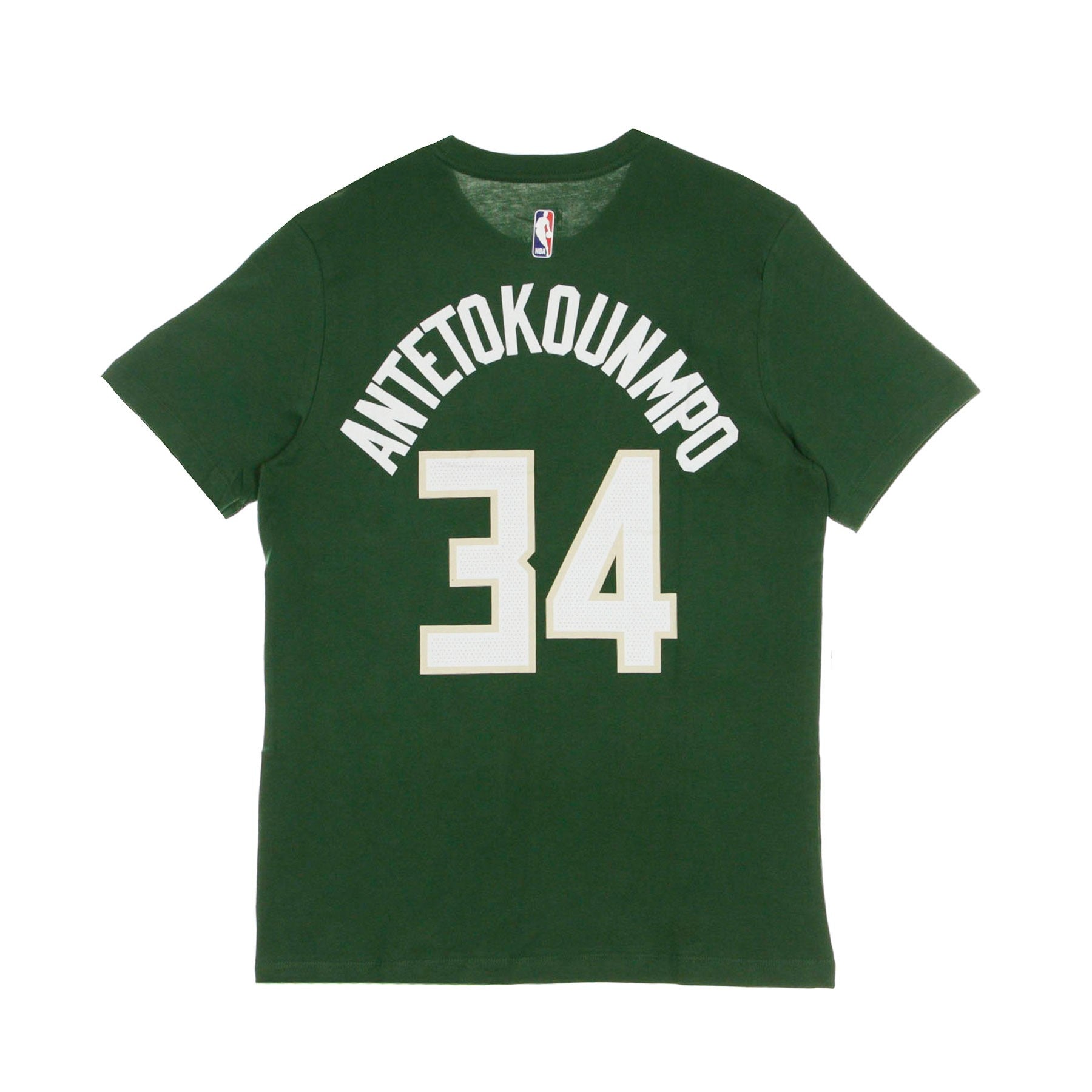 Nike Nba, Maglietta Uomo Nba Tee No 34 Giannis Antetokounmpo Milbuc, 