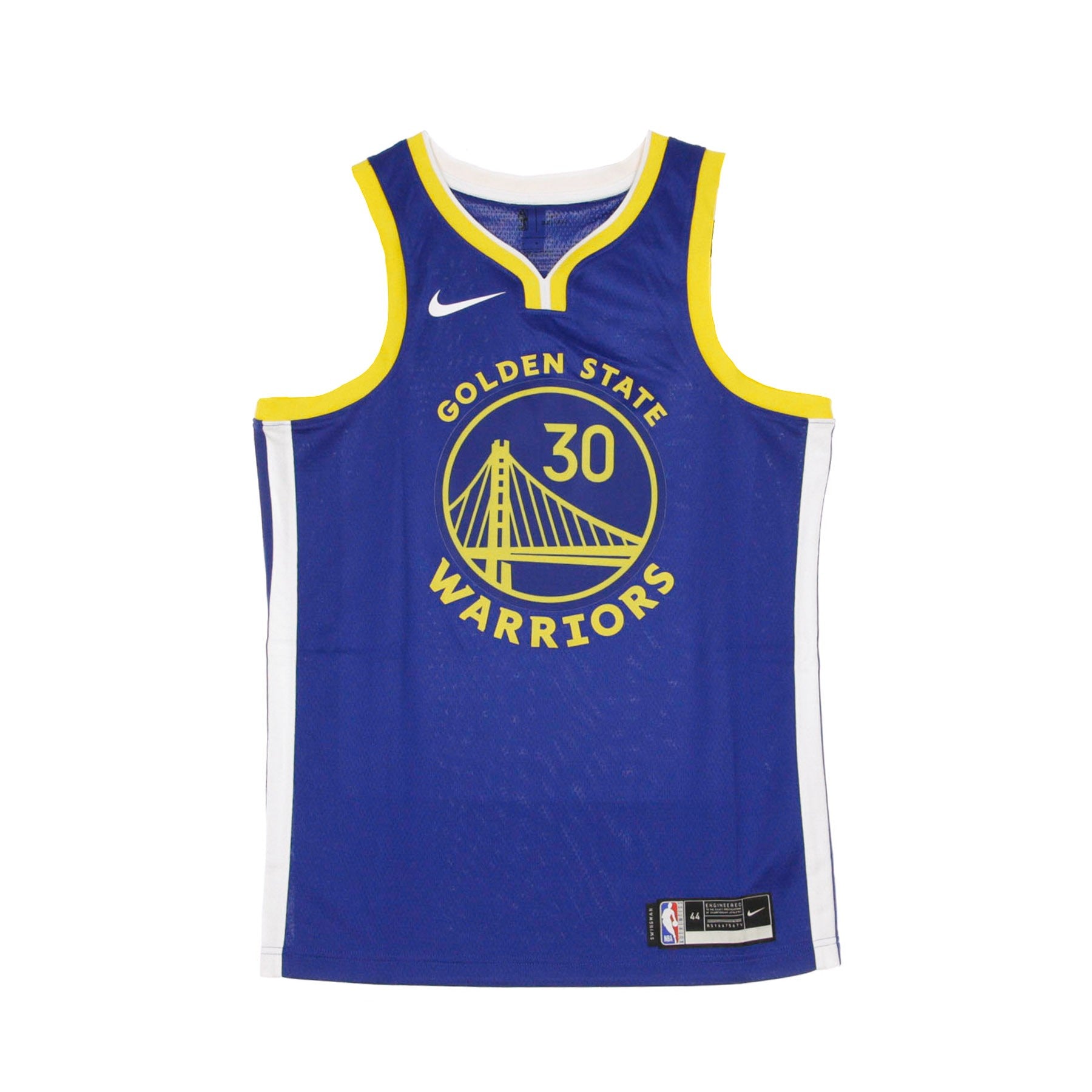 Men's Basketball Tank Top Nba Swingman Jersey Icon Edition 2020 N 30 Stephen Curry Golwar Rush Blue/white/amarillo