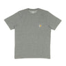 Carhartt Wip, Maglietta Uomo Pocket Tee, Dark Grey Heather