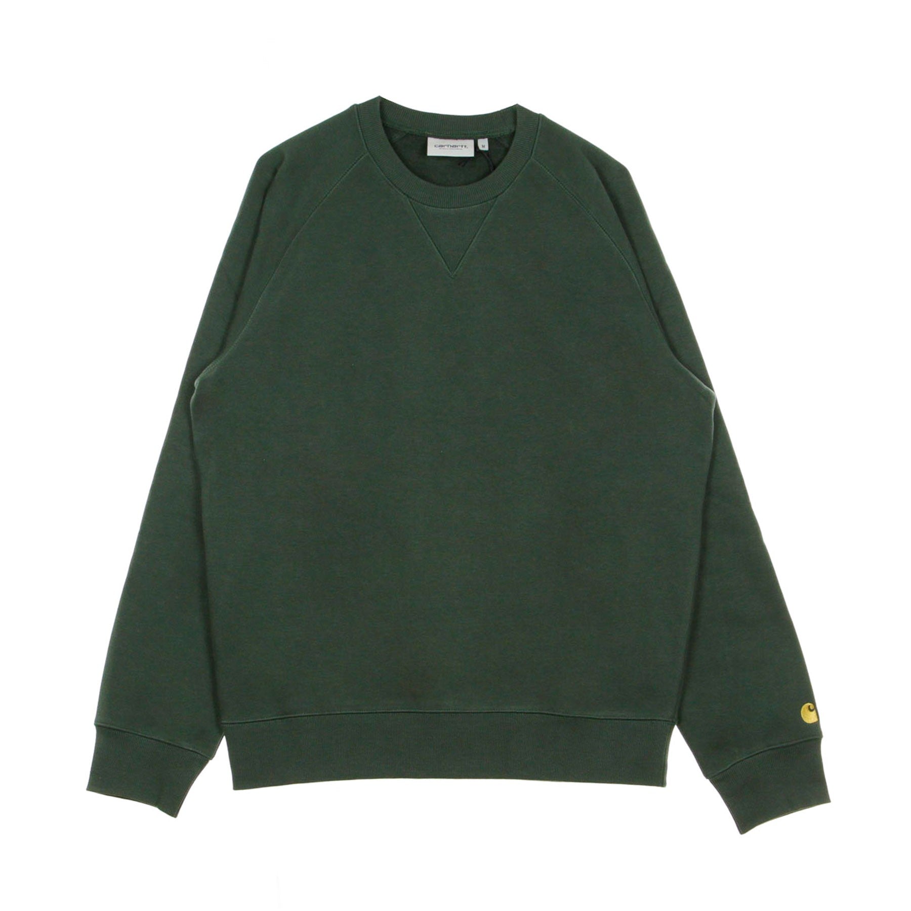 Felpa Girocollo Uomo Chase Sweatshirt Dark Teal/gold