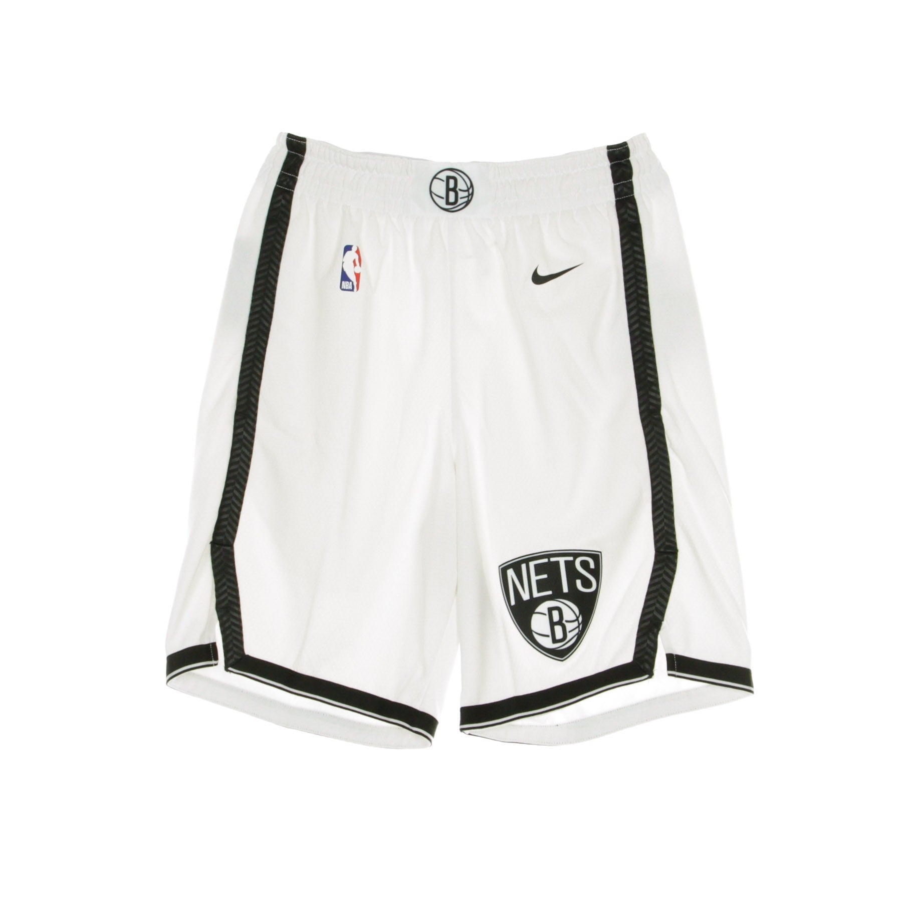 Nike Nba, Pantaloncino Basket Uomo Nba Swingman Short Home 18 Bronet, White/black