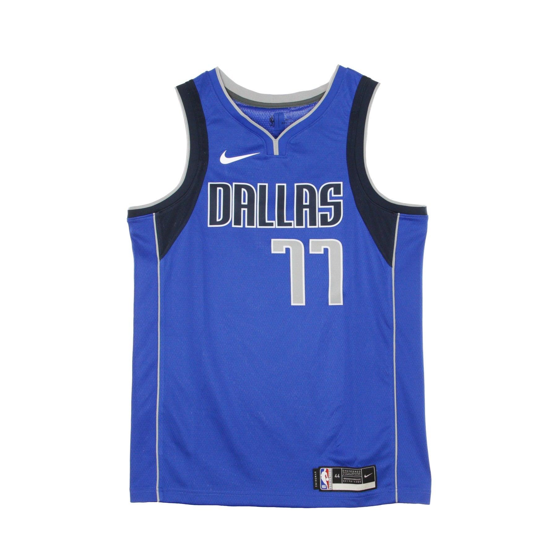 Nike Nba, Canotta Basket Uomo Nba Swingman Jersey Icon Edition 2020 No 77 Luka Doncic Dalmav, Game Royal/college Navy