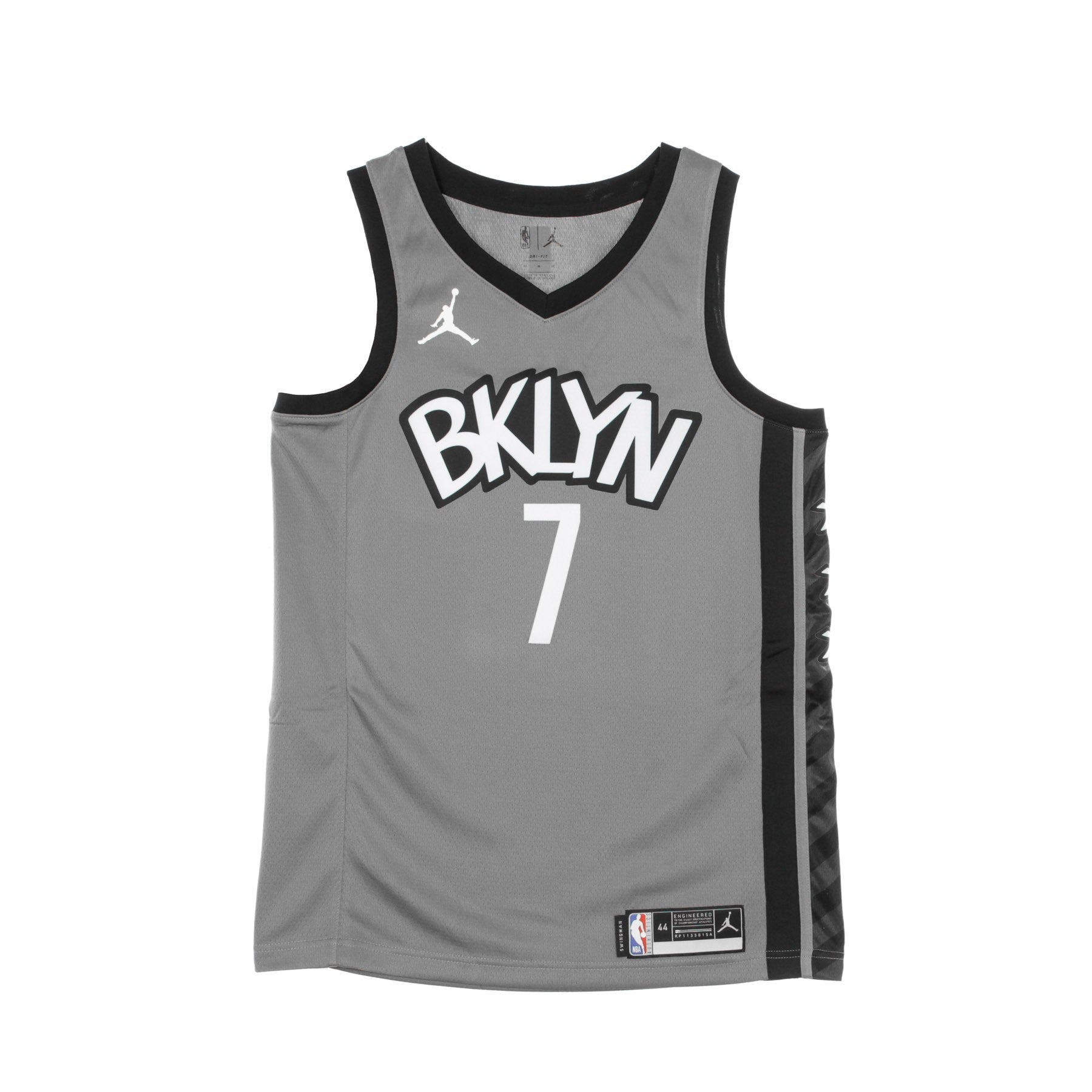 Jordan Nba, Canotta Basket Uomo Nba Swingman Jersey Jordan Statement Edition 2020 No 7 Kevin Durant Bronet, Dark Steel Grey/black