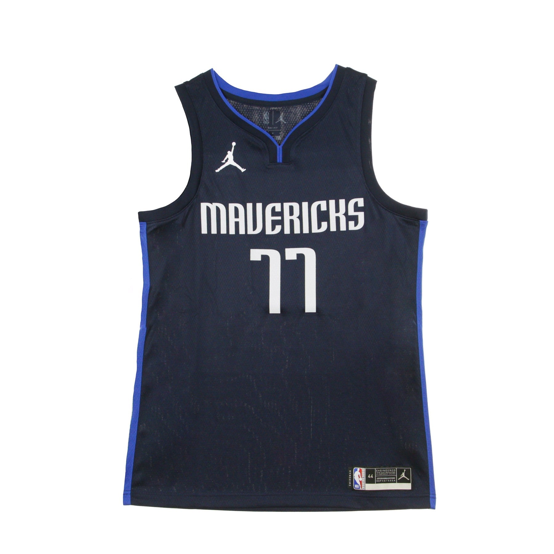 Jordan Nba, Canotta Basket Uomo Nba Swingman Jersey Jordan Statement Edition 2020 No 77 Luka Doncic Dalmav, College Navy/game Royal