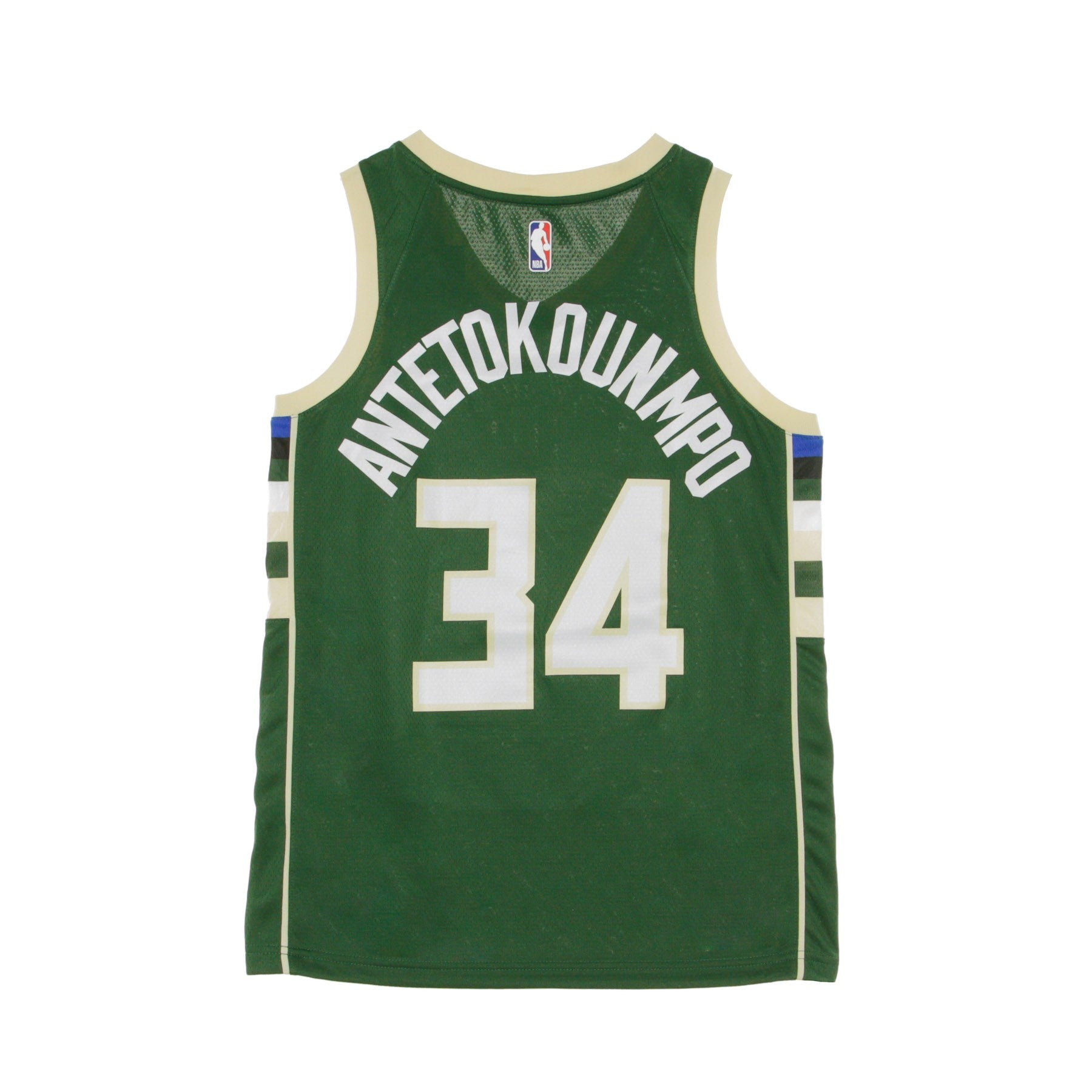 Nike Nba, Canotta Basket Uomo Nba Swingman Jersey Icon Edition 2020 No 34 Giannis Antetokounmpo Milbuc, 