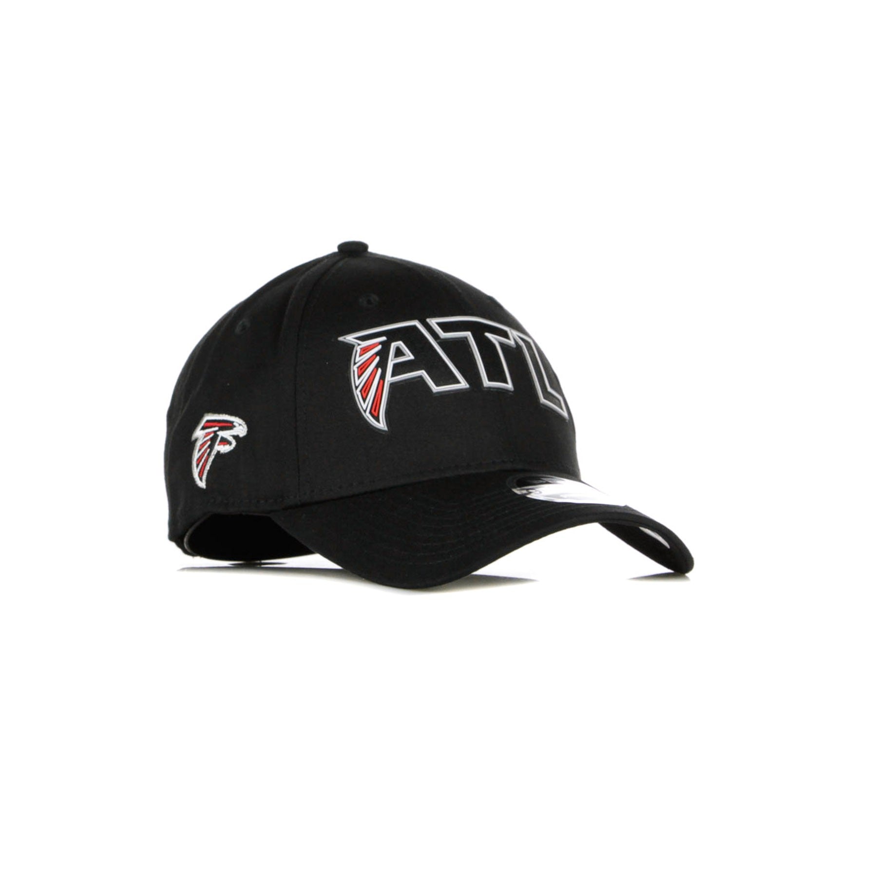 Curved Visor Cap for Men Nfl 20 Draft Official 940 Stretch Snap Atlfal Black/original Team Colors