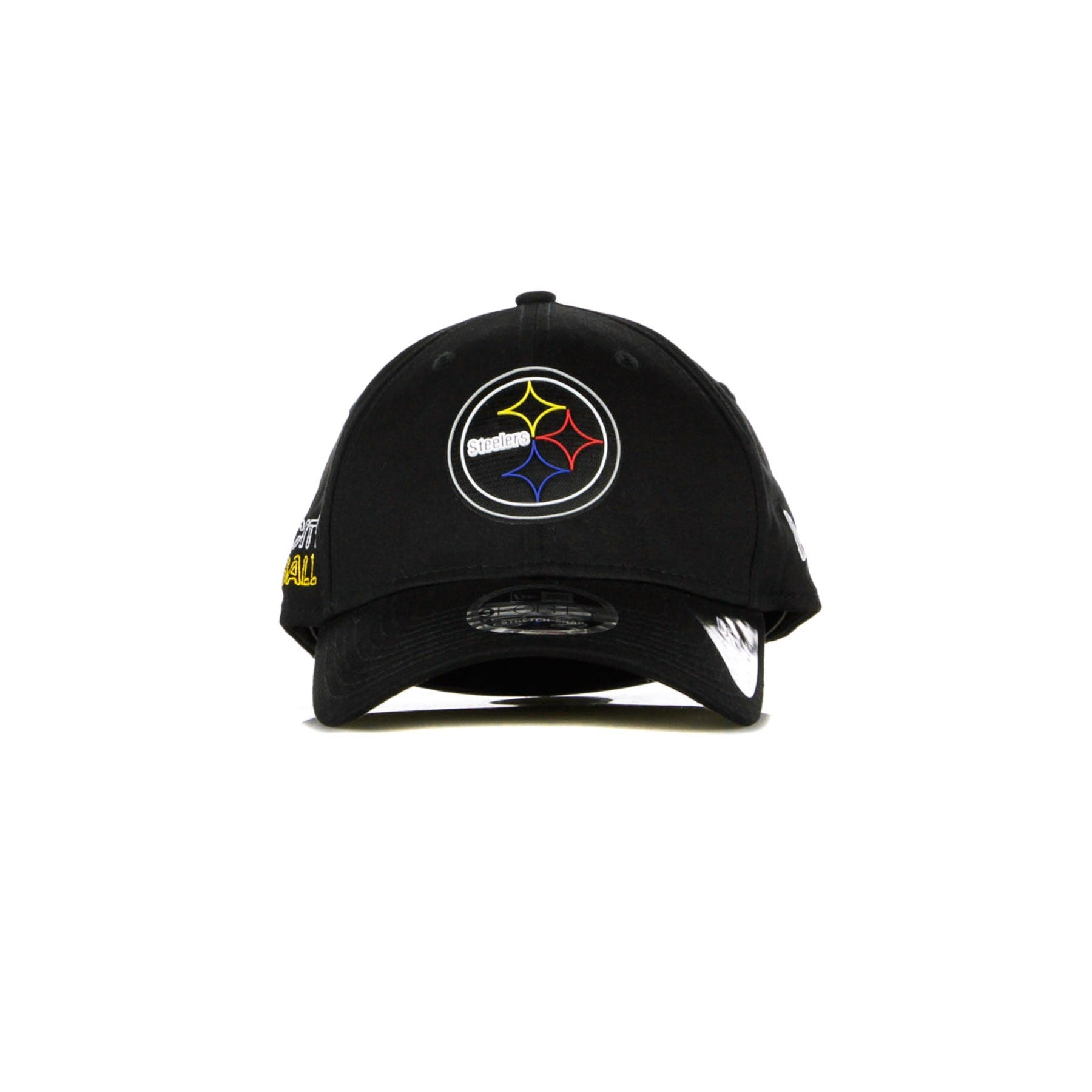 Cappellino Visiera Curva Uomo Nfl 20 Draft Official 940 Stretch Snap Pitste Black/original Team Colors